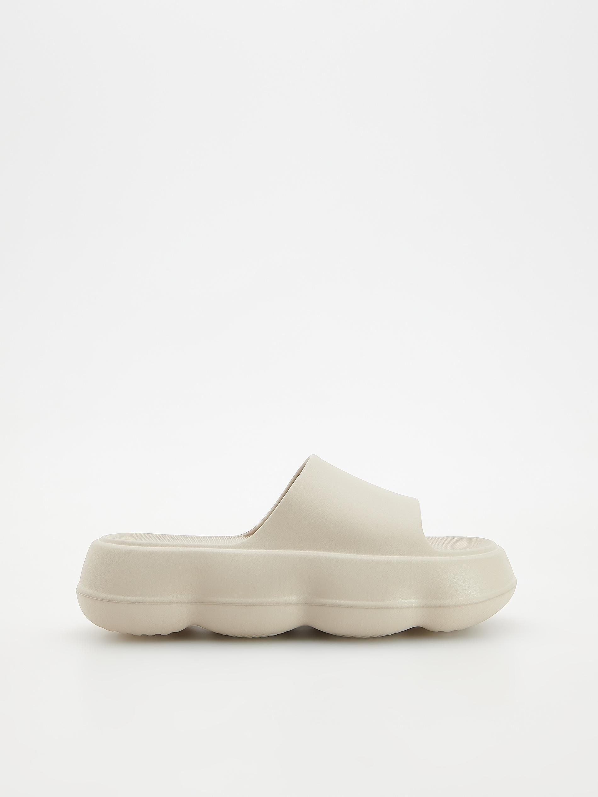 Beige Flip On Slippers, , large image number 2