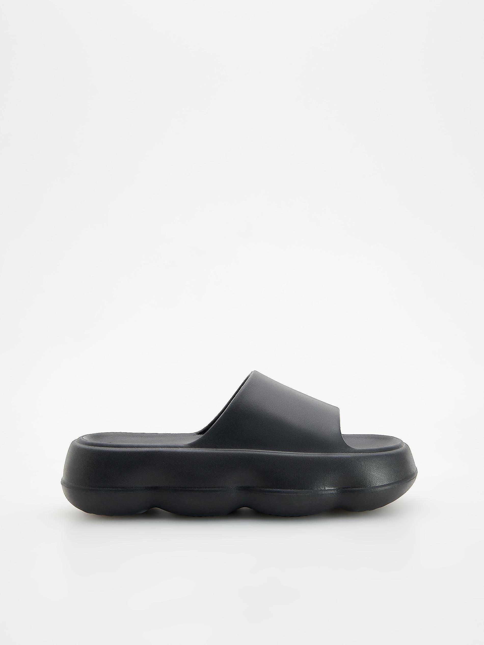 Black Flip On Slippers, , large image number 2