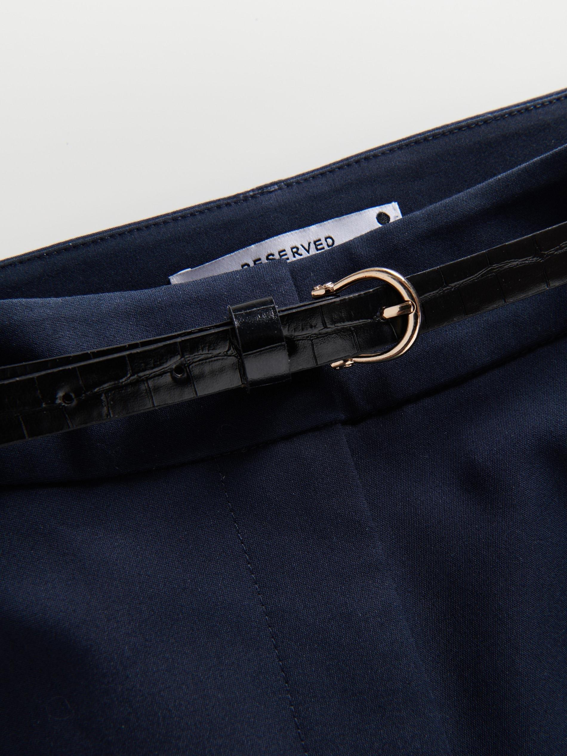 Reserved - Navy Cigarette Trousers
