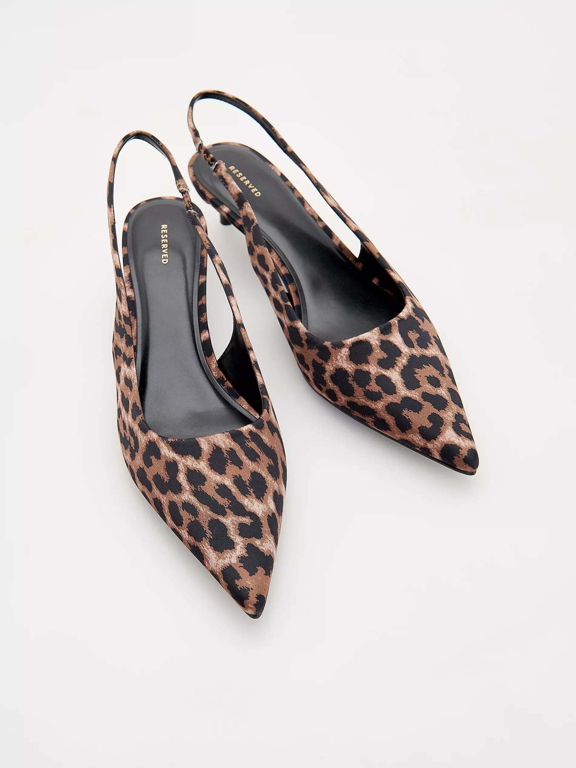 Multicolour Kitten Heel Pumps, , large image number 1