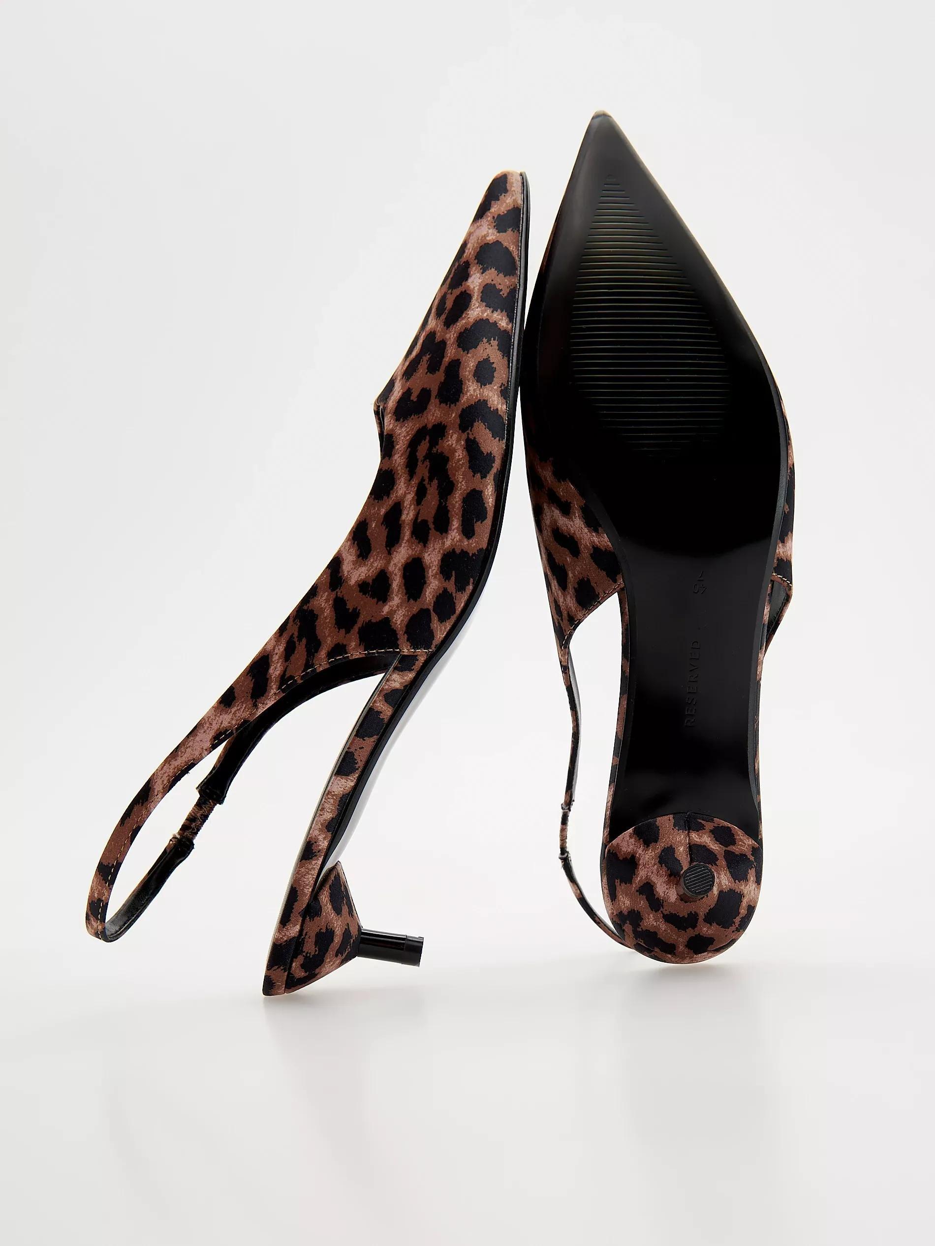 Multicolour Kitten Heel Pumps, , large image number 4