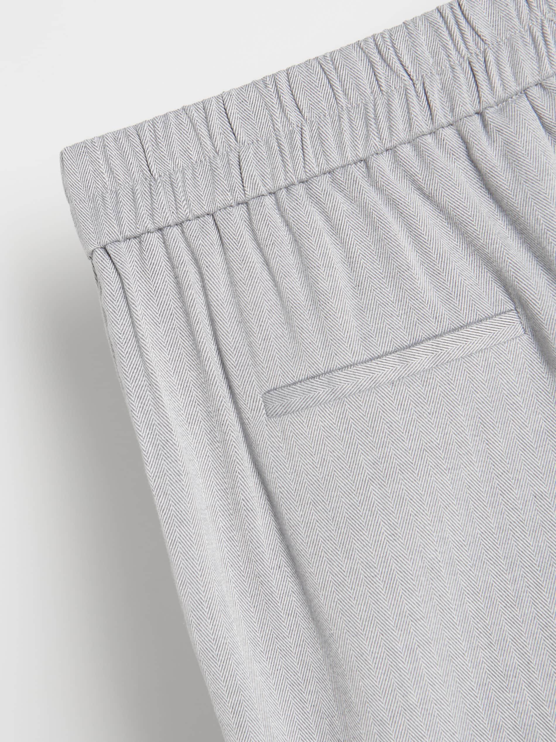 Grey Pressed Crease Trousers, , large image number 7