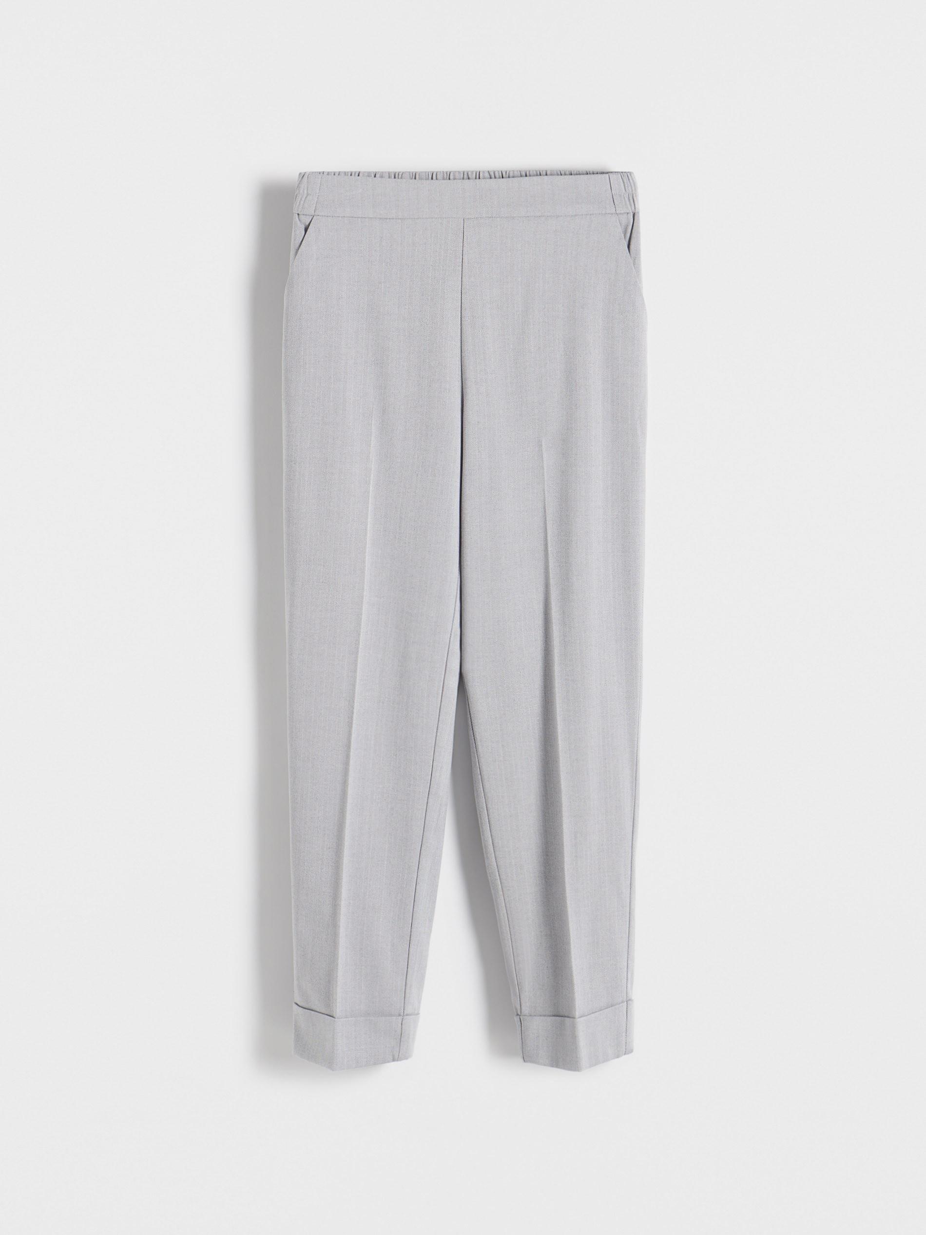 Grey Pressed Crease Trousers, , large image number 8
