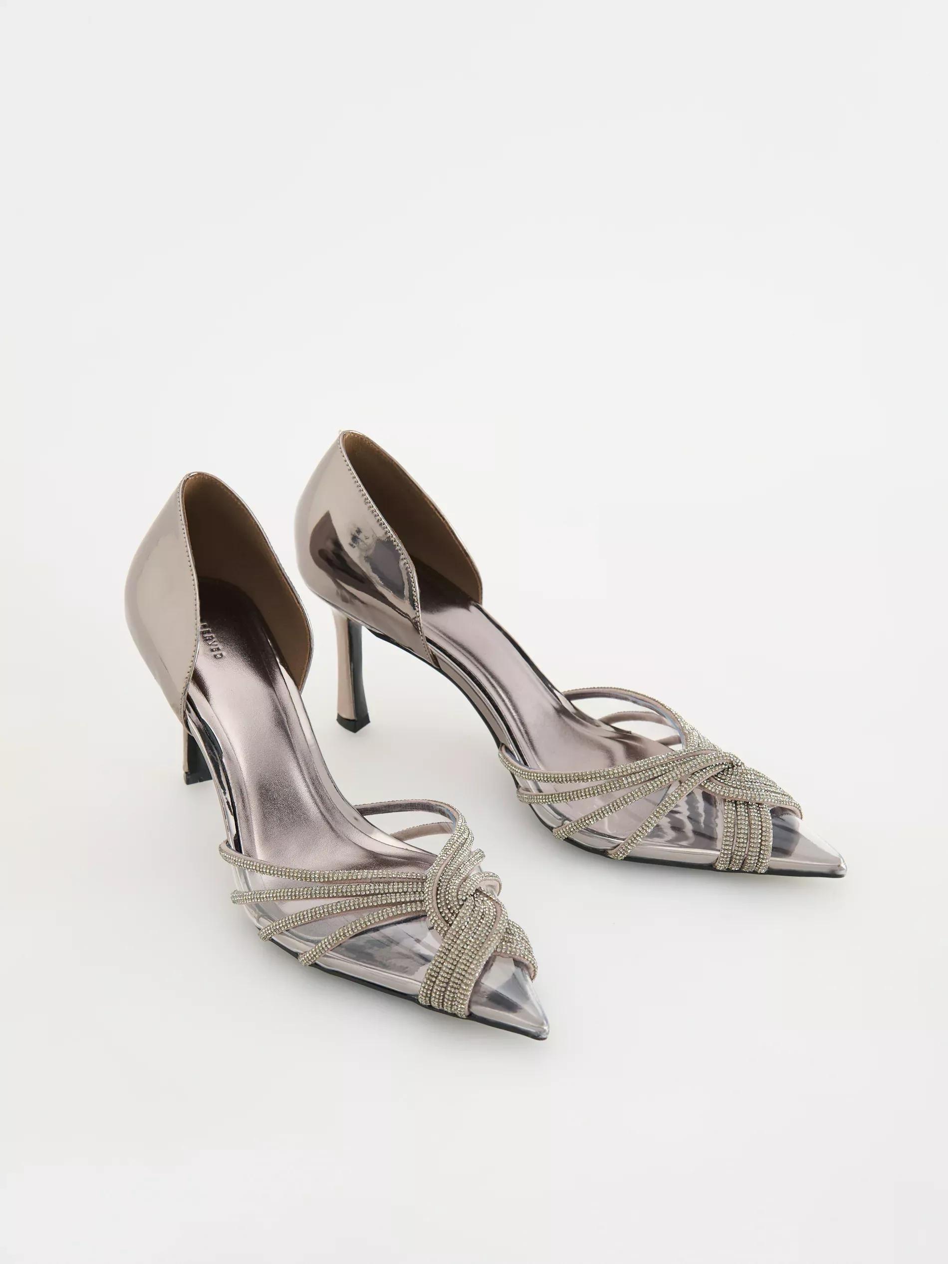 Silver Pumps, , large image number 1