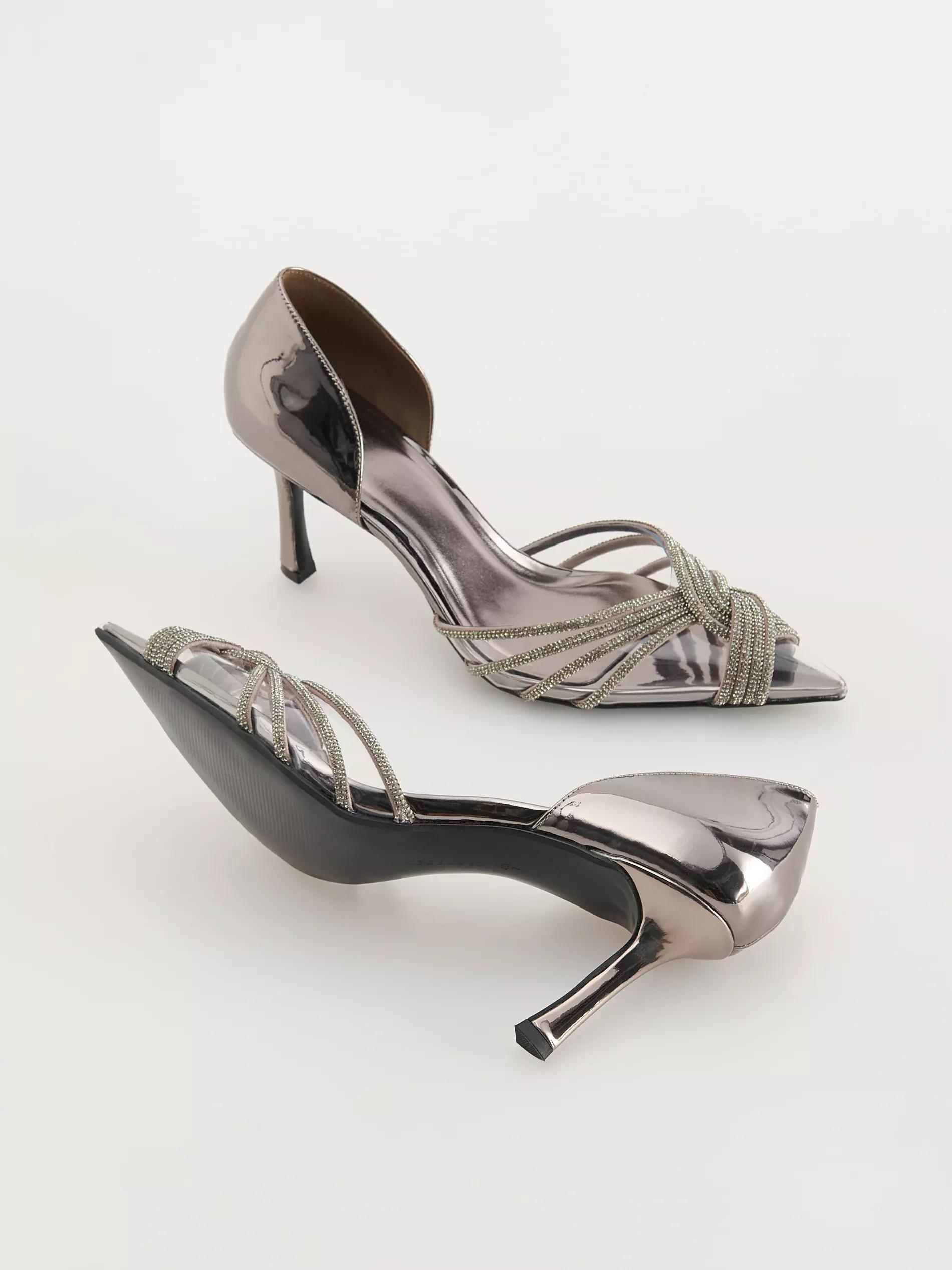 Silver Pumps, , large image number 3