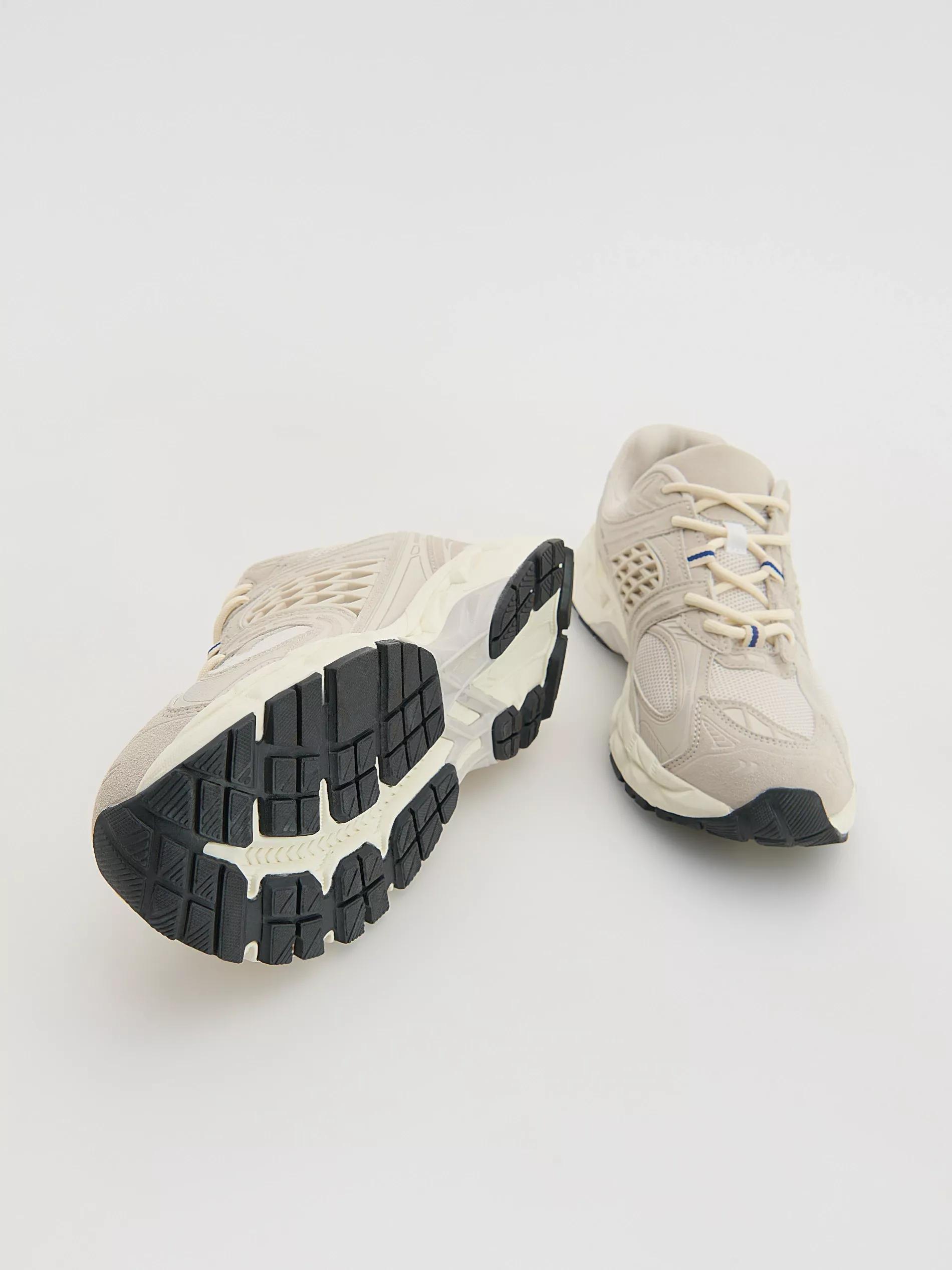 Beige Sports Sneakers, , large image number 4