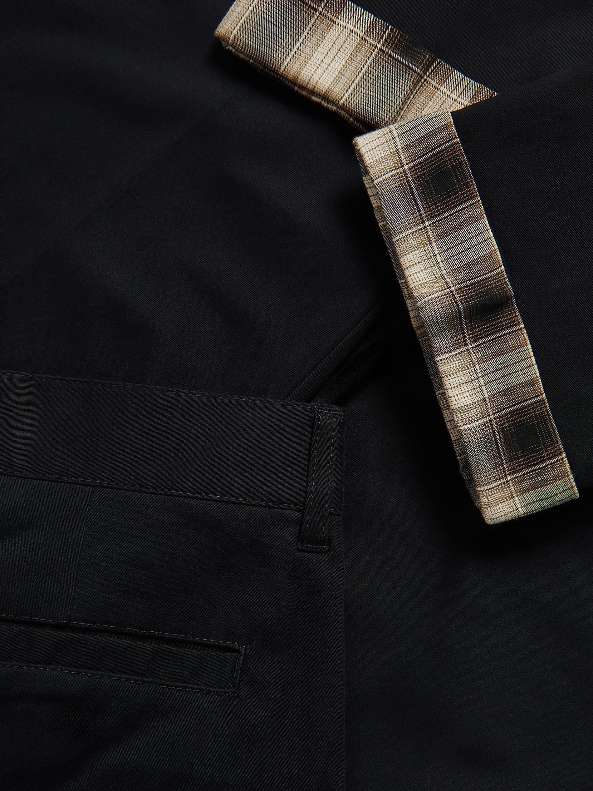 Black Carrot Slim Trousers, Black, large image number 5