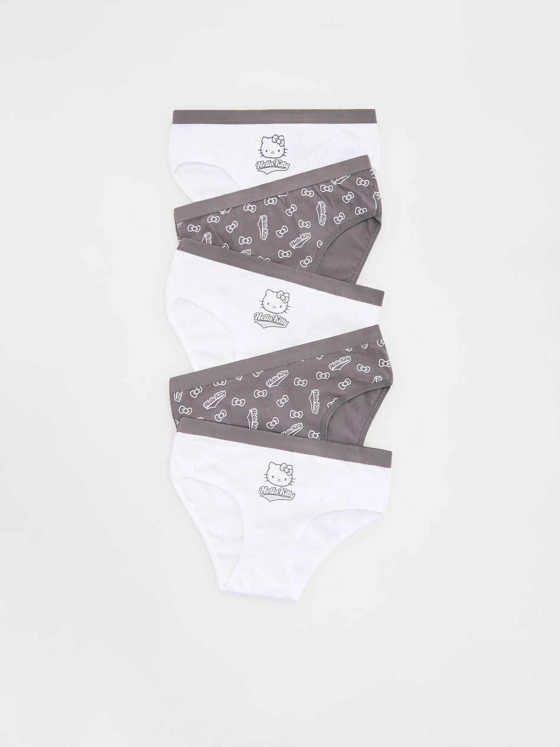 DARK GREY Hello Kitty briefs 5 pack, Grey, large image number 0
