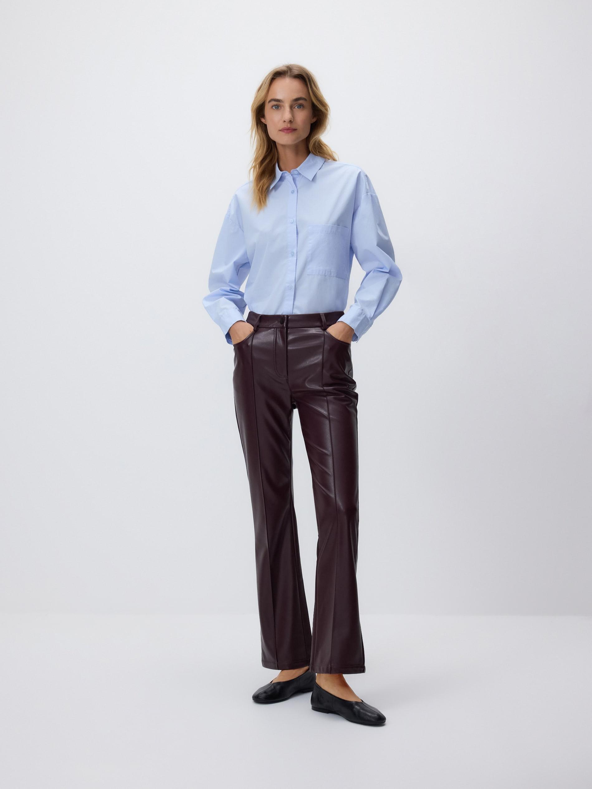 قميص قطن مع الجيب أزرق, Blue, medium