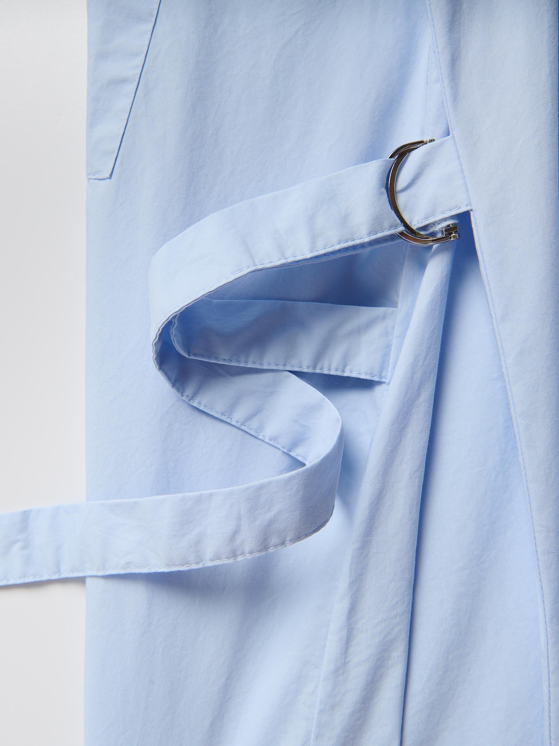 Blue Cotton Shirt With Pocket, Blue, large image number 5