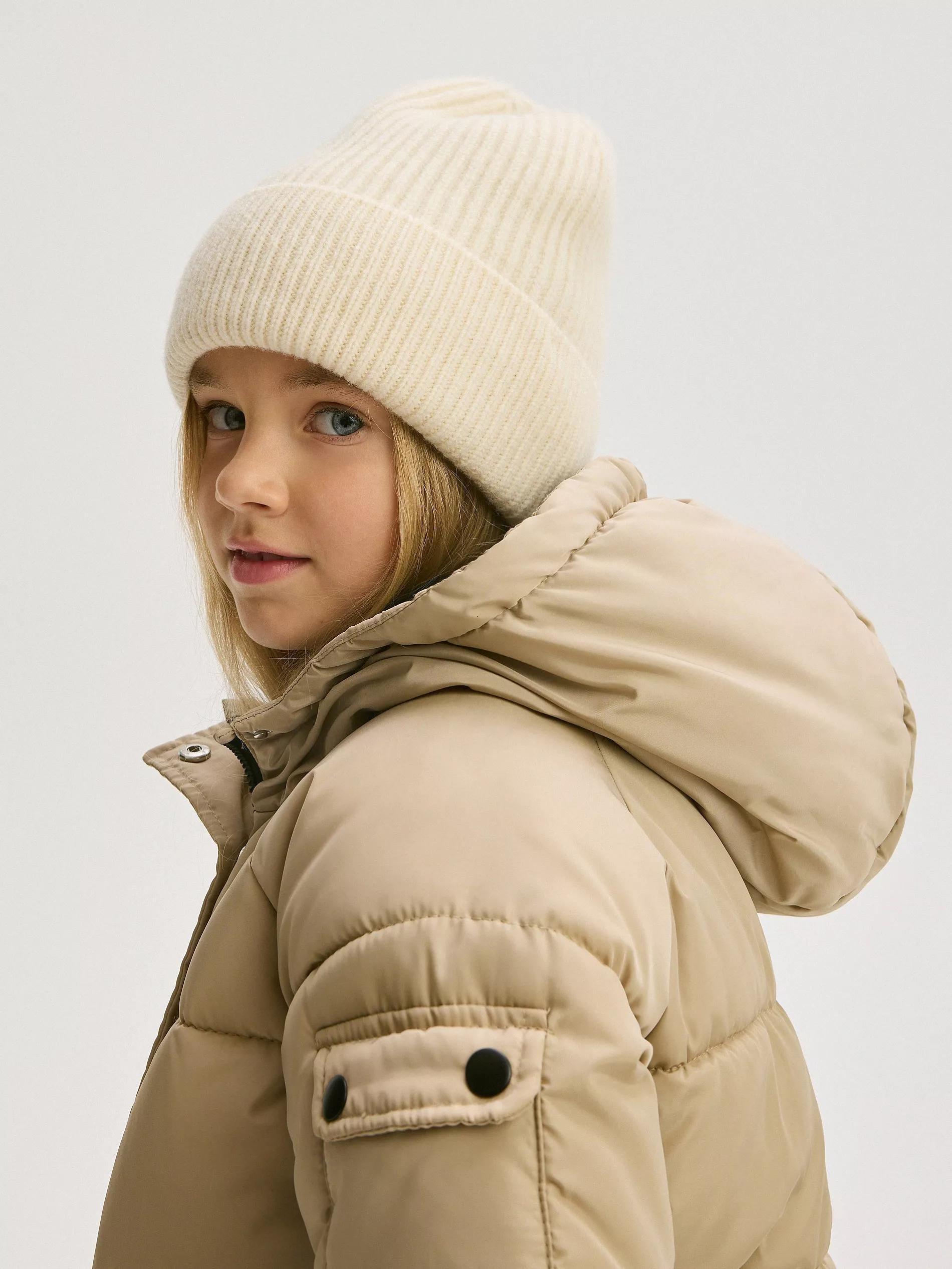 Cream Wool Beanie, , large image number 2
