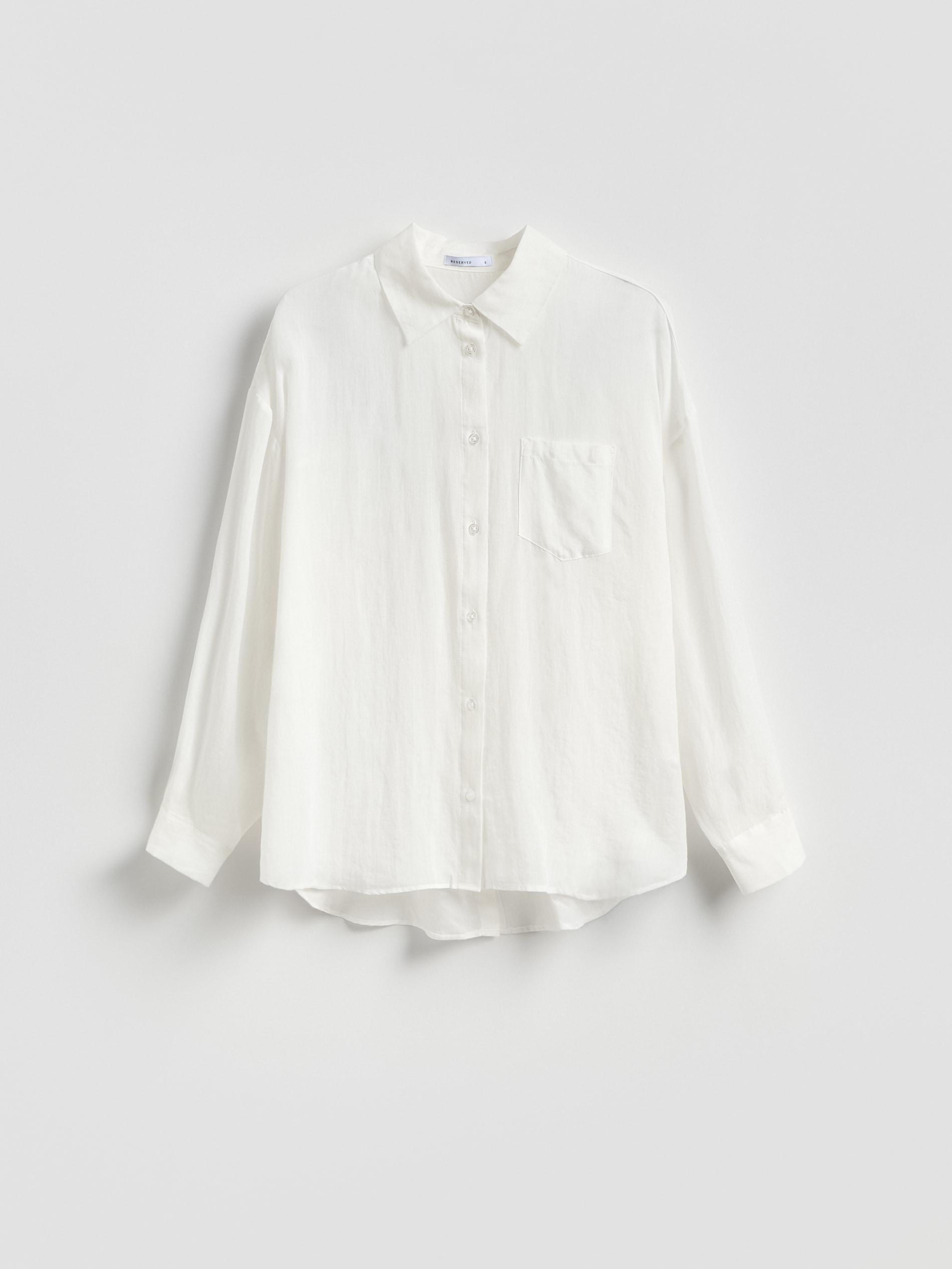 White Shirt, White, large image number 4