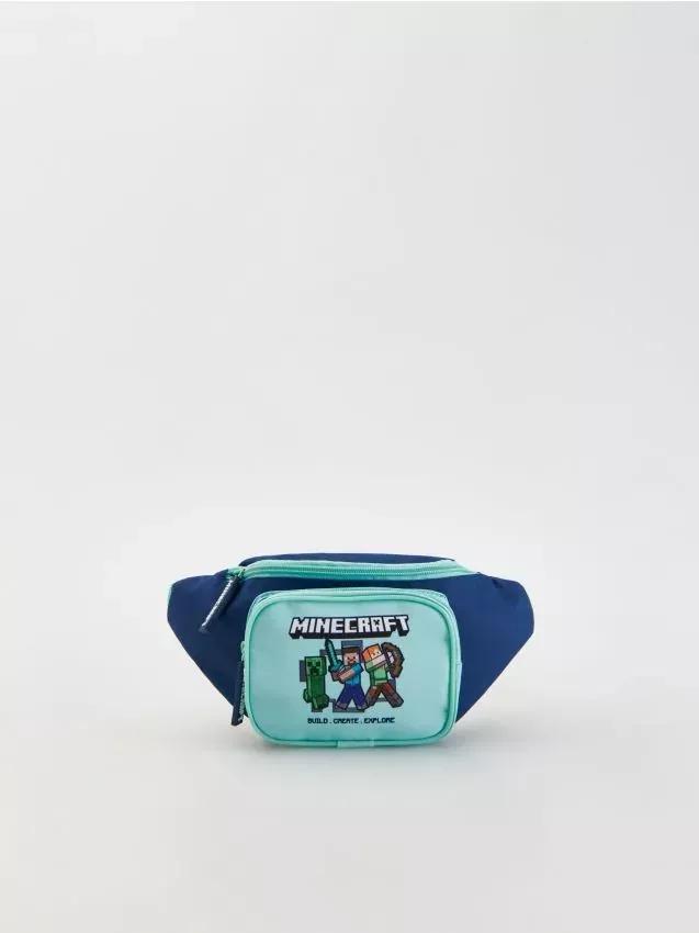 Blue Minecraft Bum Bag, Blue, large image number 0