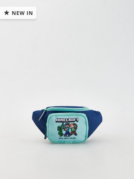 Reserved - light blue Minecraft bum bag