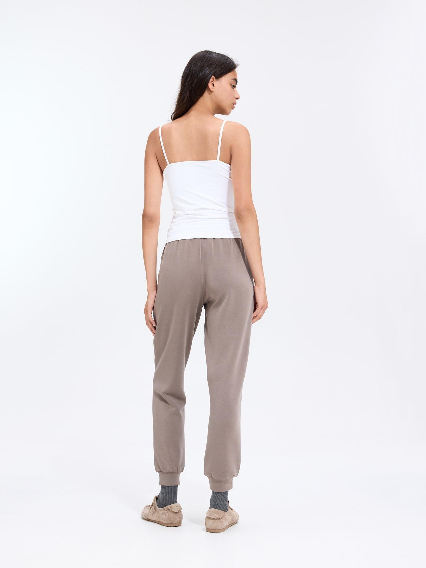 White Plain Spaghetti Strap Top, White, large image number 3