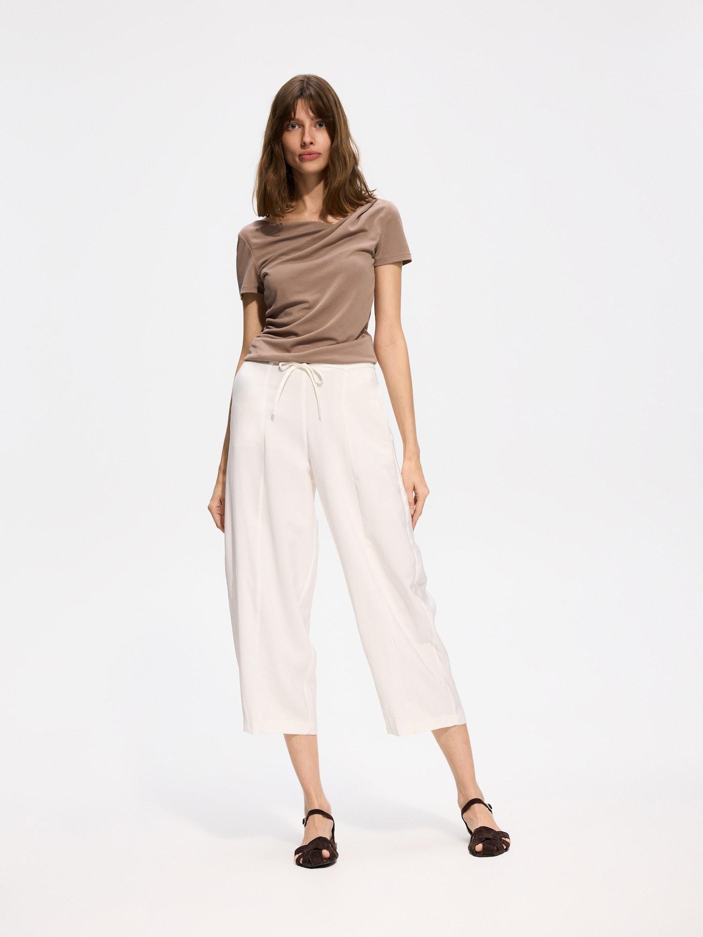 Beige Blouse With Modal, Beige, large image number 0