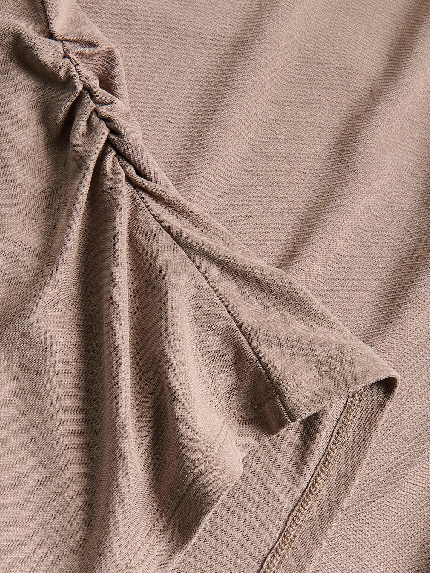 Beige Blouse With Modal, Beige, large image number 4