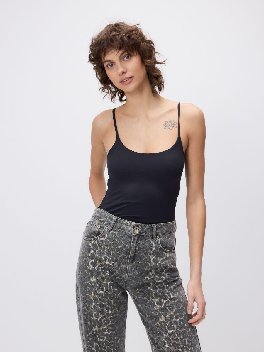 Black Singlet, Black, large image number 1