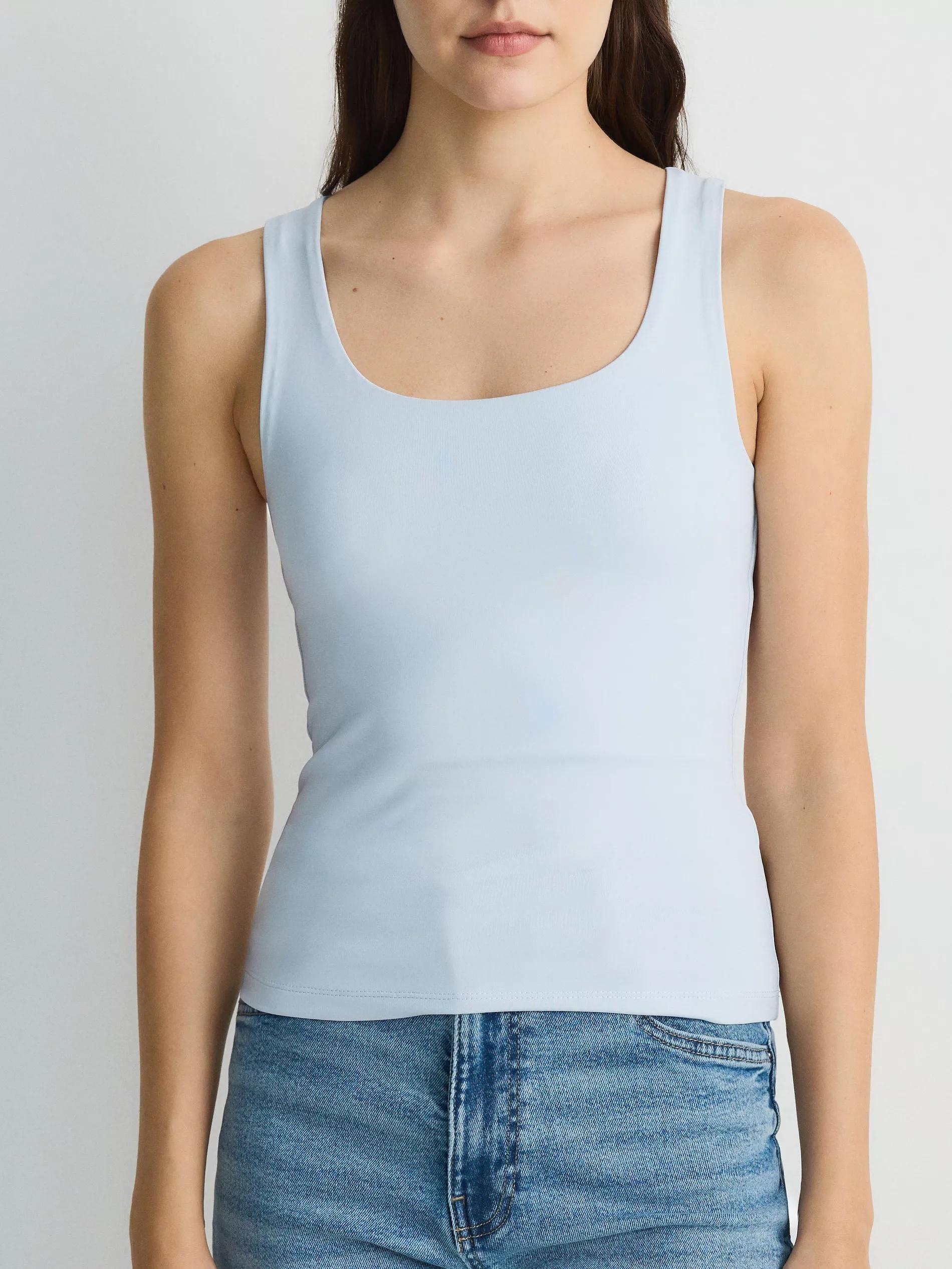 Blue Plain Top, , large image number 0