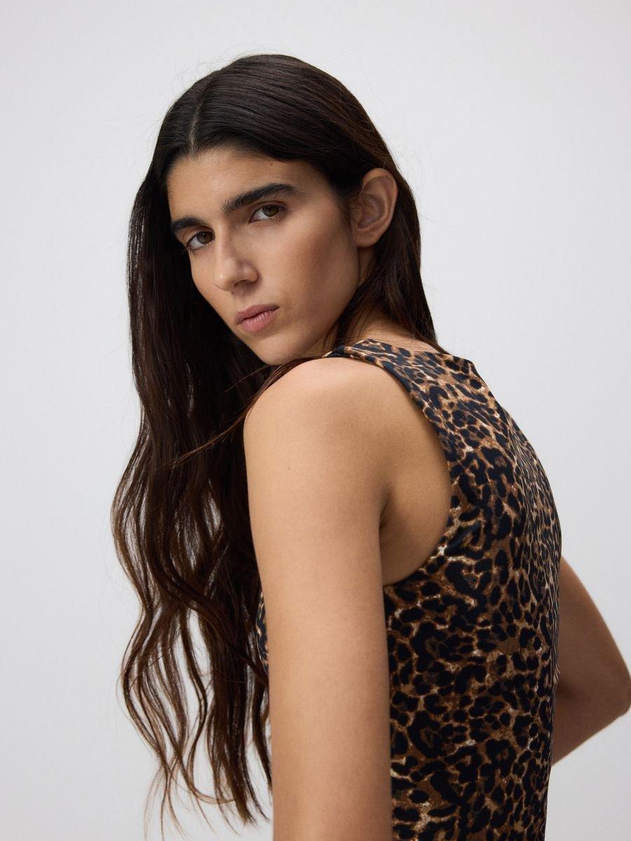 Multicolour Animal Print Top, , large image number 2