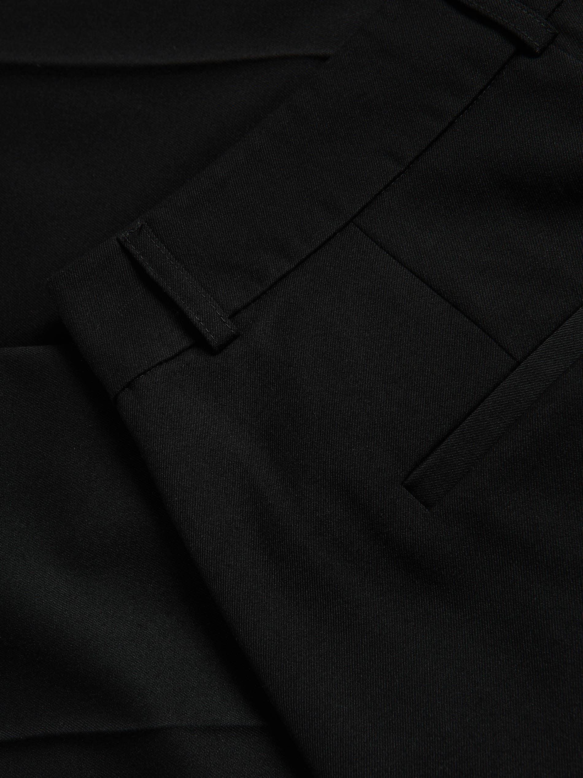 Black Bermuda Shorts With Pressed Crease, , large image number 4