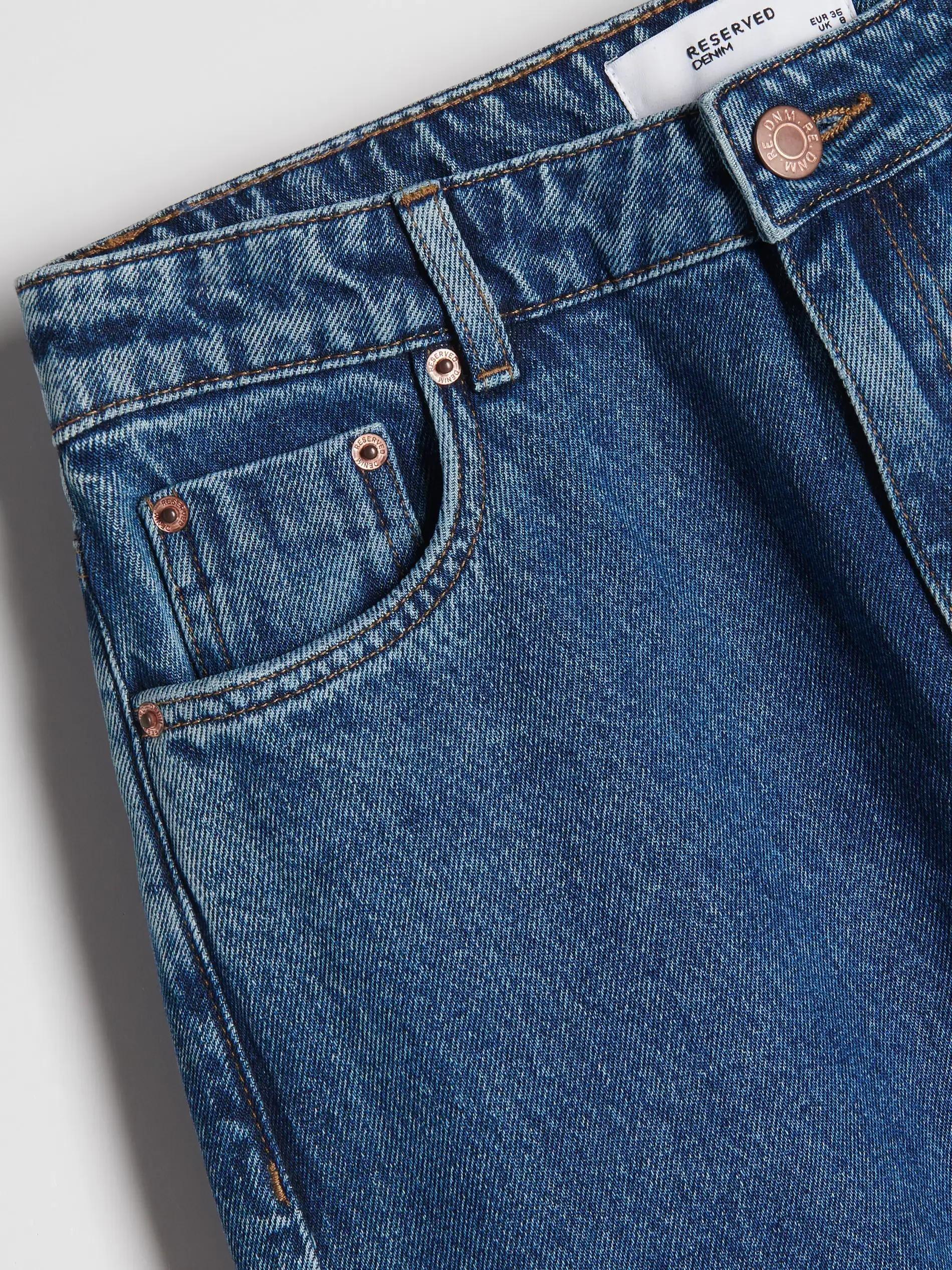 Navy Mom Jeans, Women, , large image number 5