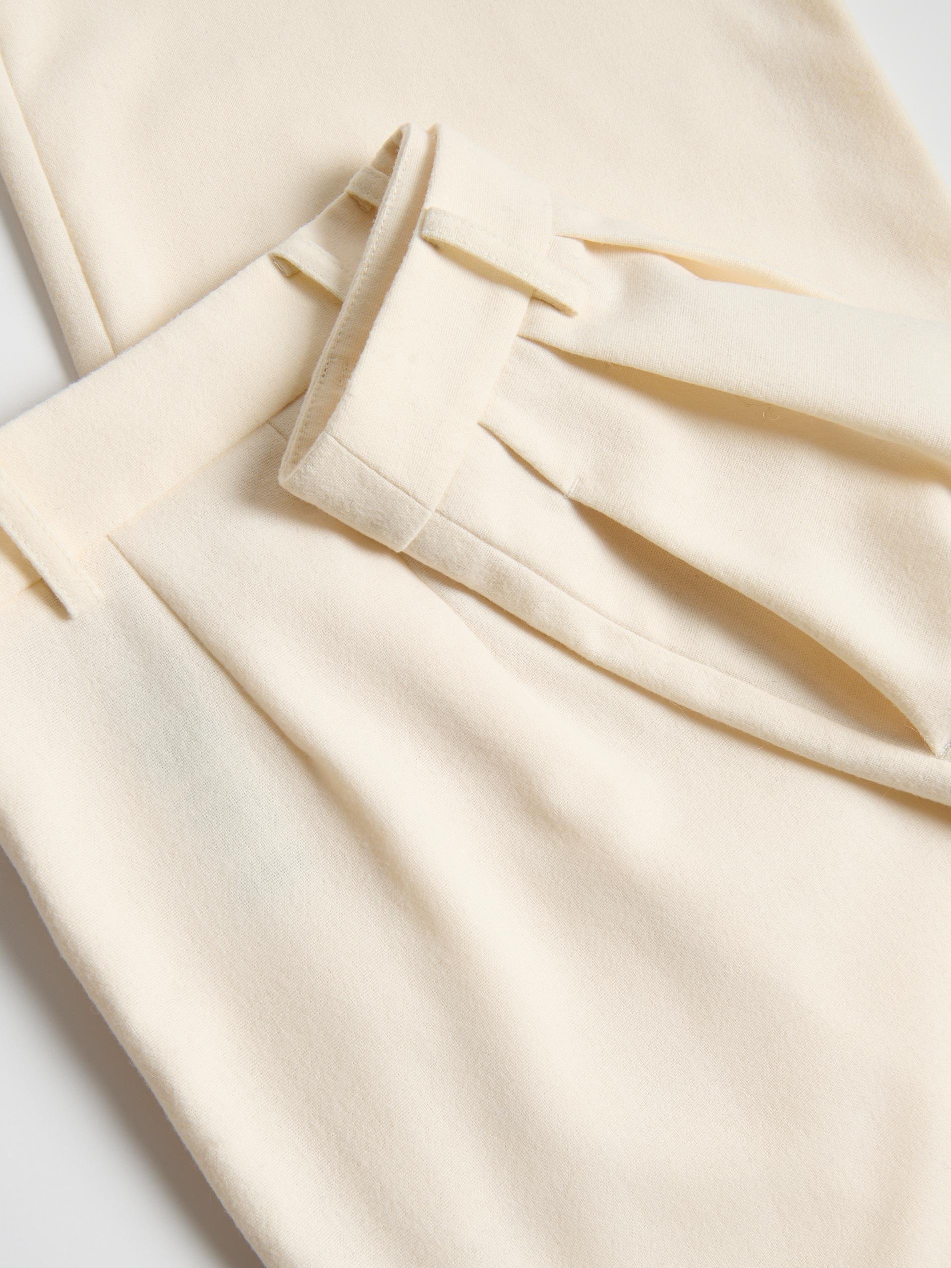 CREAM Trousers with pleats, Ivory, large image number 4