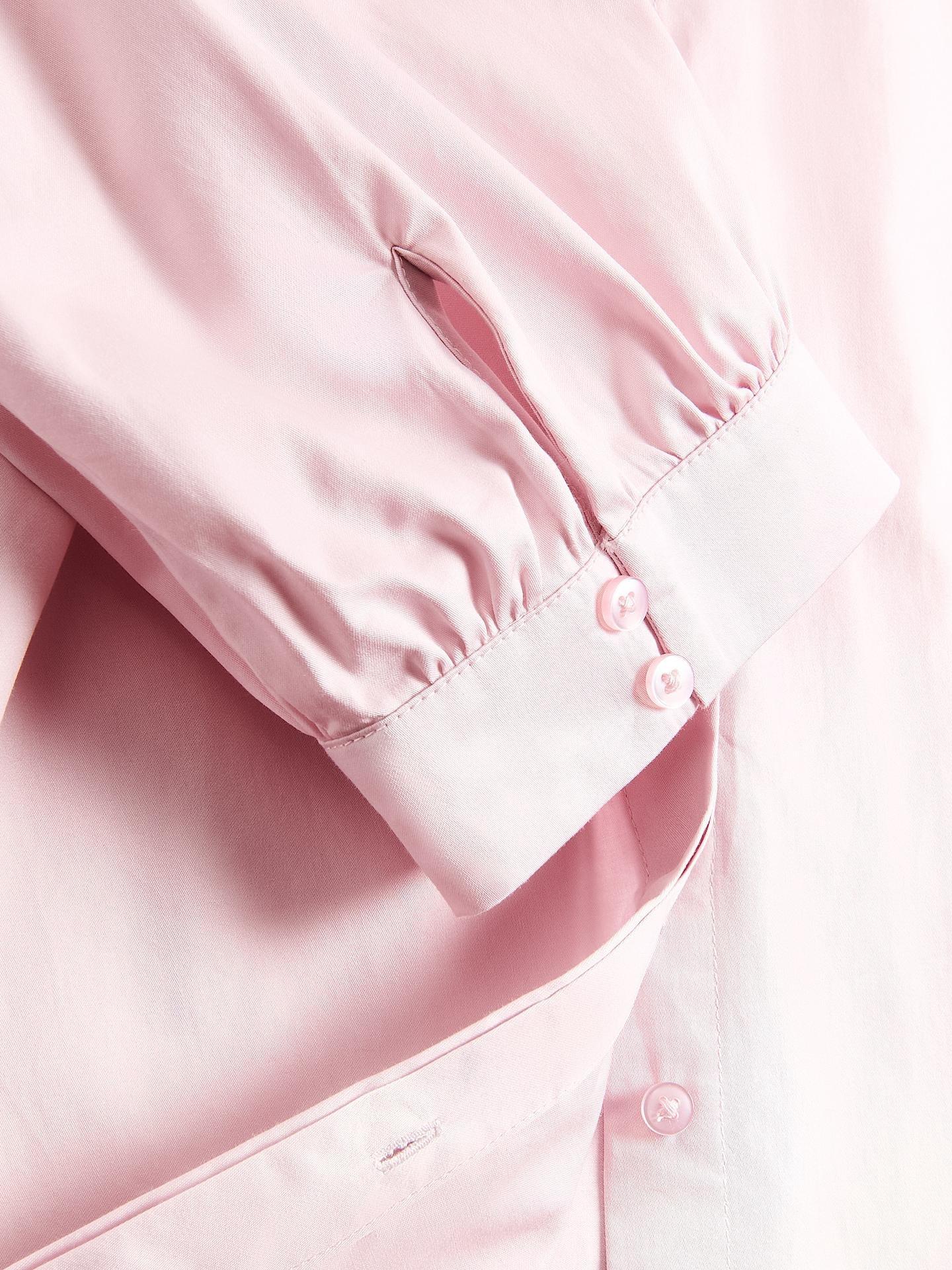Pink Shirt With Puffy Sleeves, Pink, large image number 5
