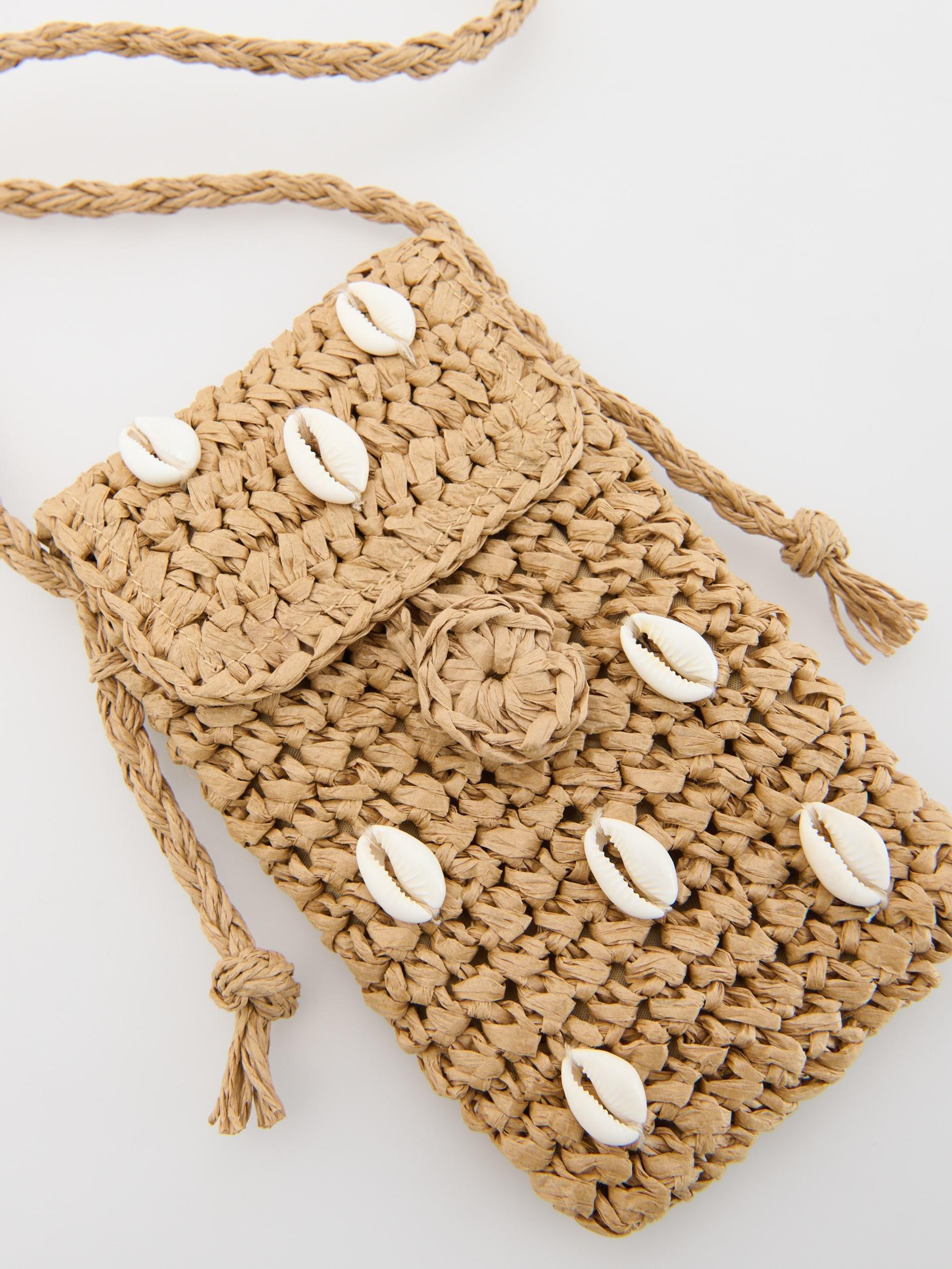 Beige Textured Handbag, Kids Girls, Ivory, large image number 1