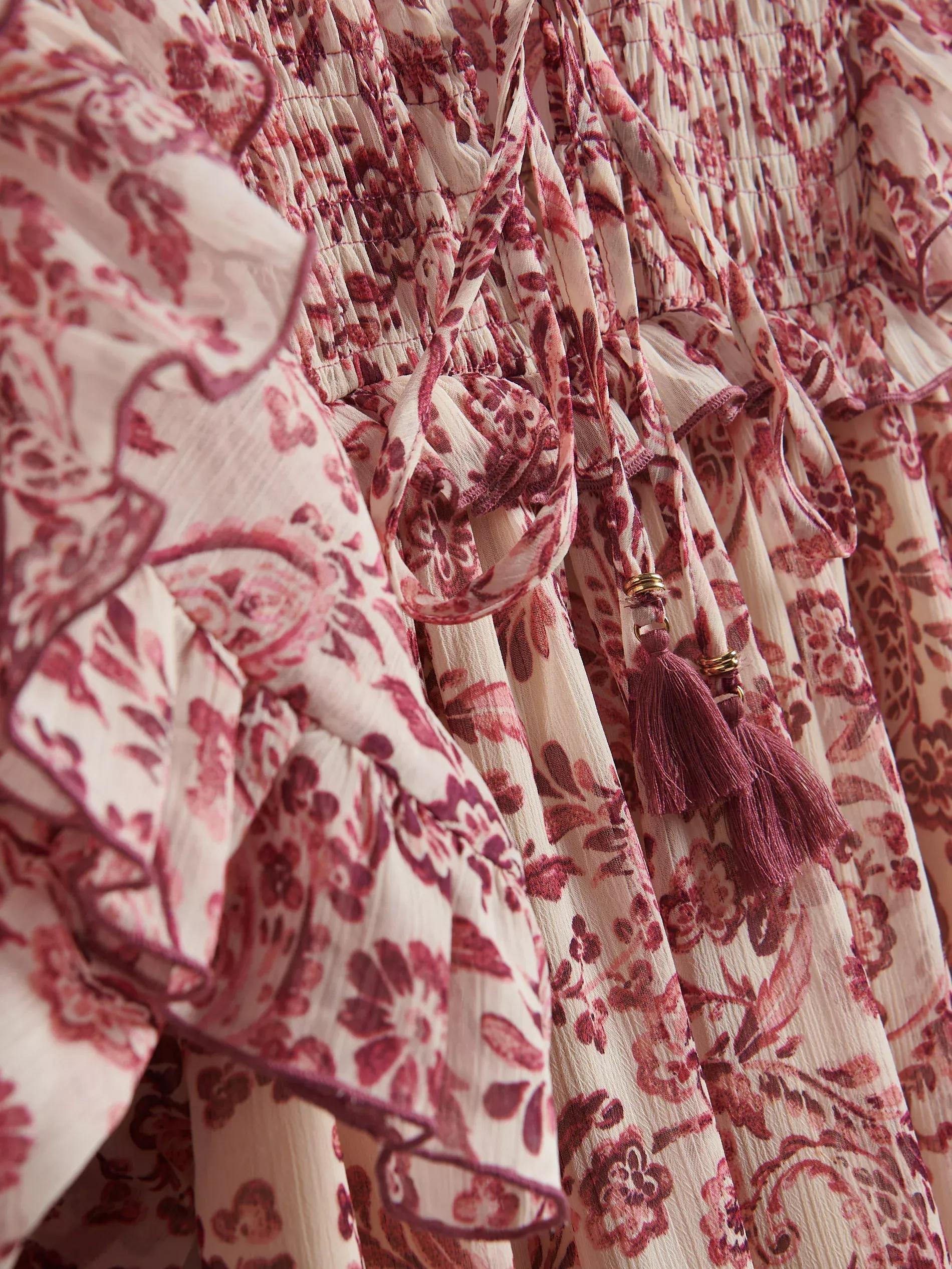 Pink Mini Dress With Pattern, , large image number 5