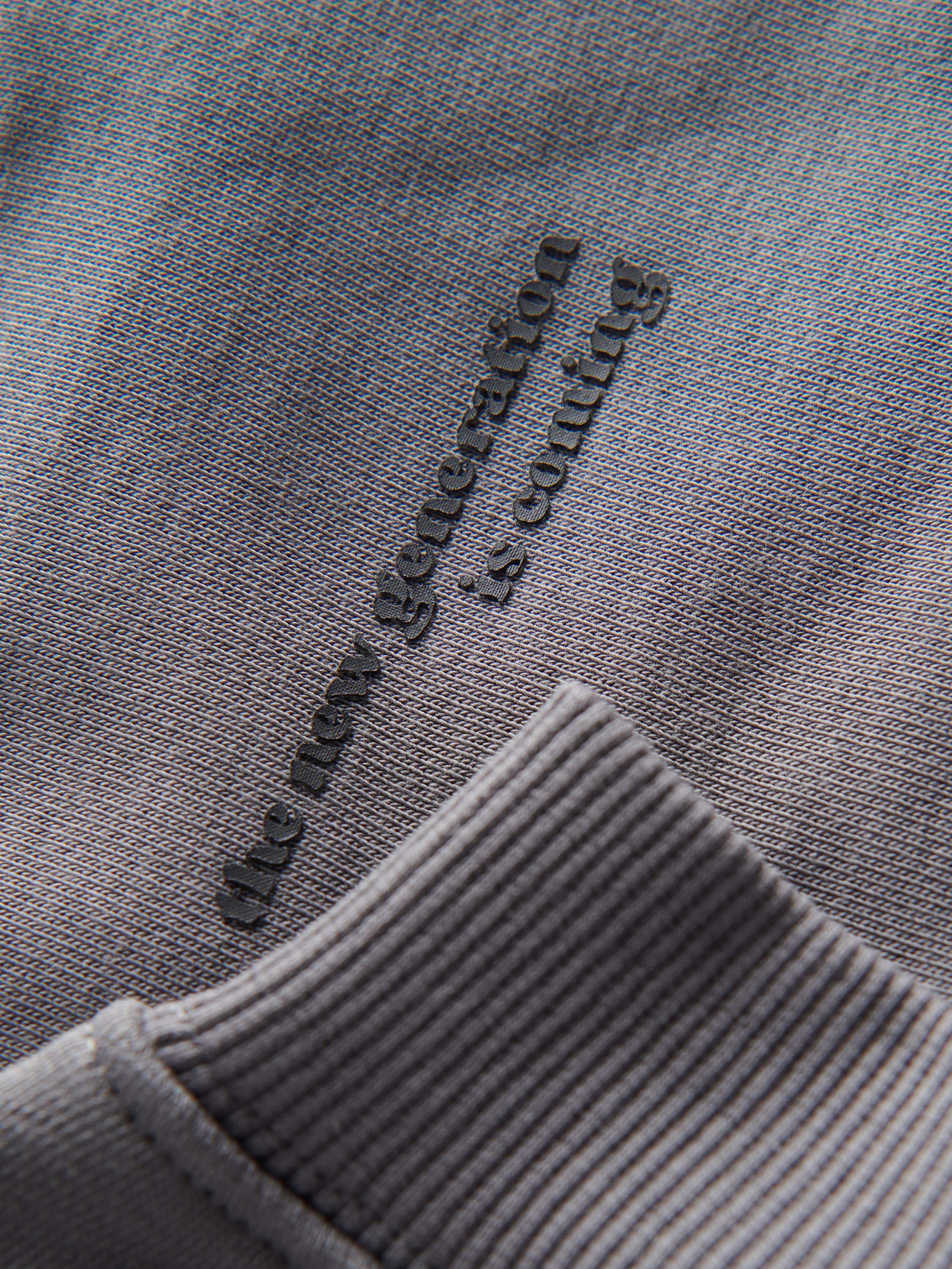 Reserved - Grey Printed Cotton Sweatshirt, Kids Boys