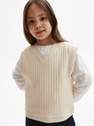 Reserved - Ivory Jersey Blouse, Kids Girls