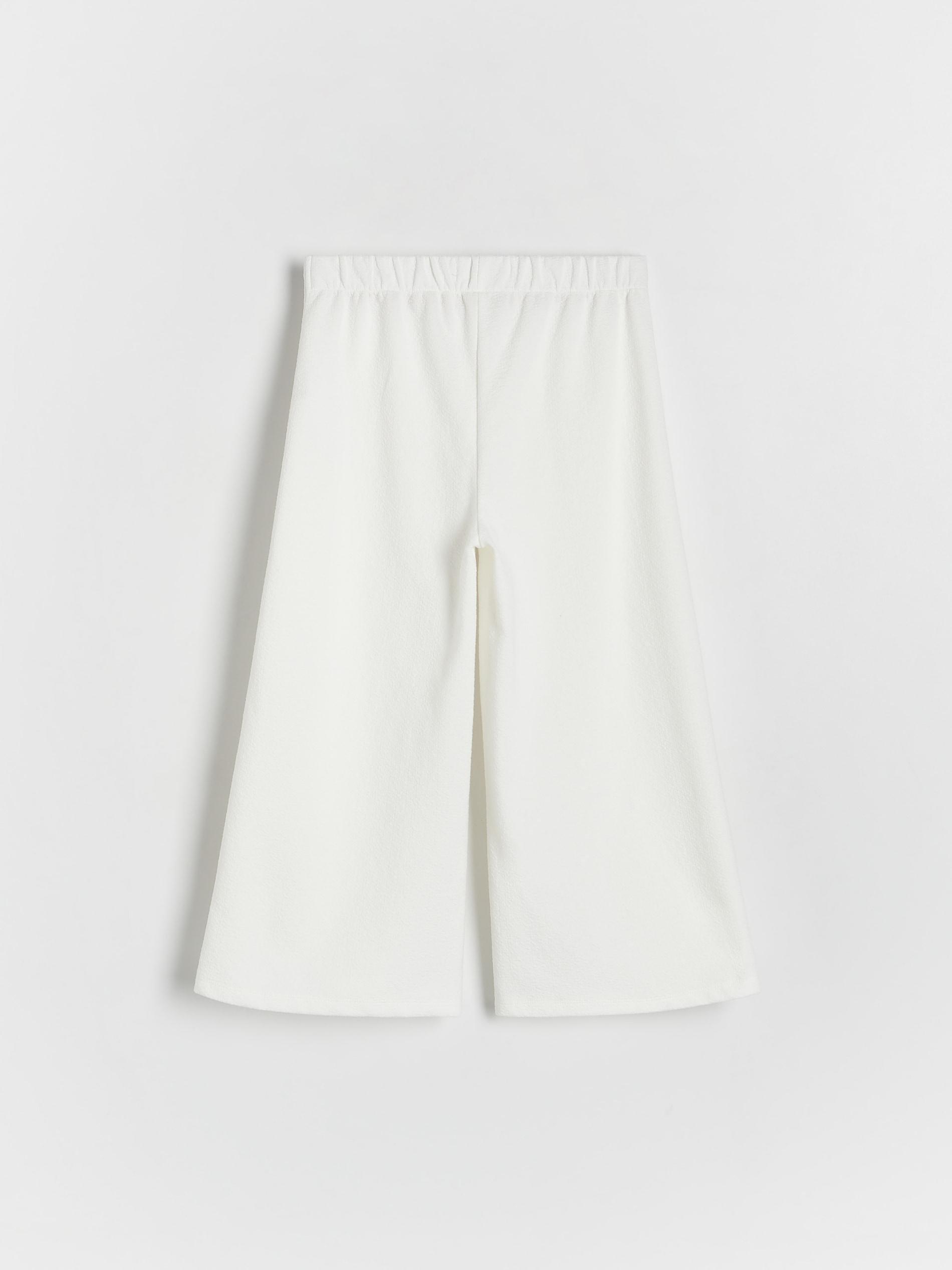 White Culotte Trousers, Kids Girls, , large image number 3