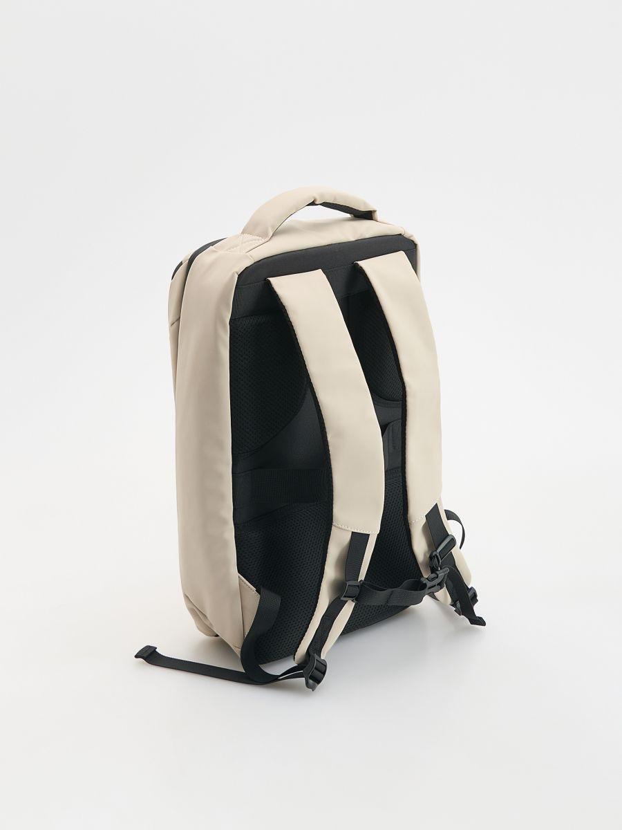 White Waterproof Backpack, White, large image number 1