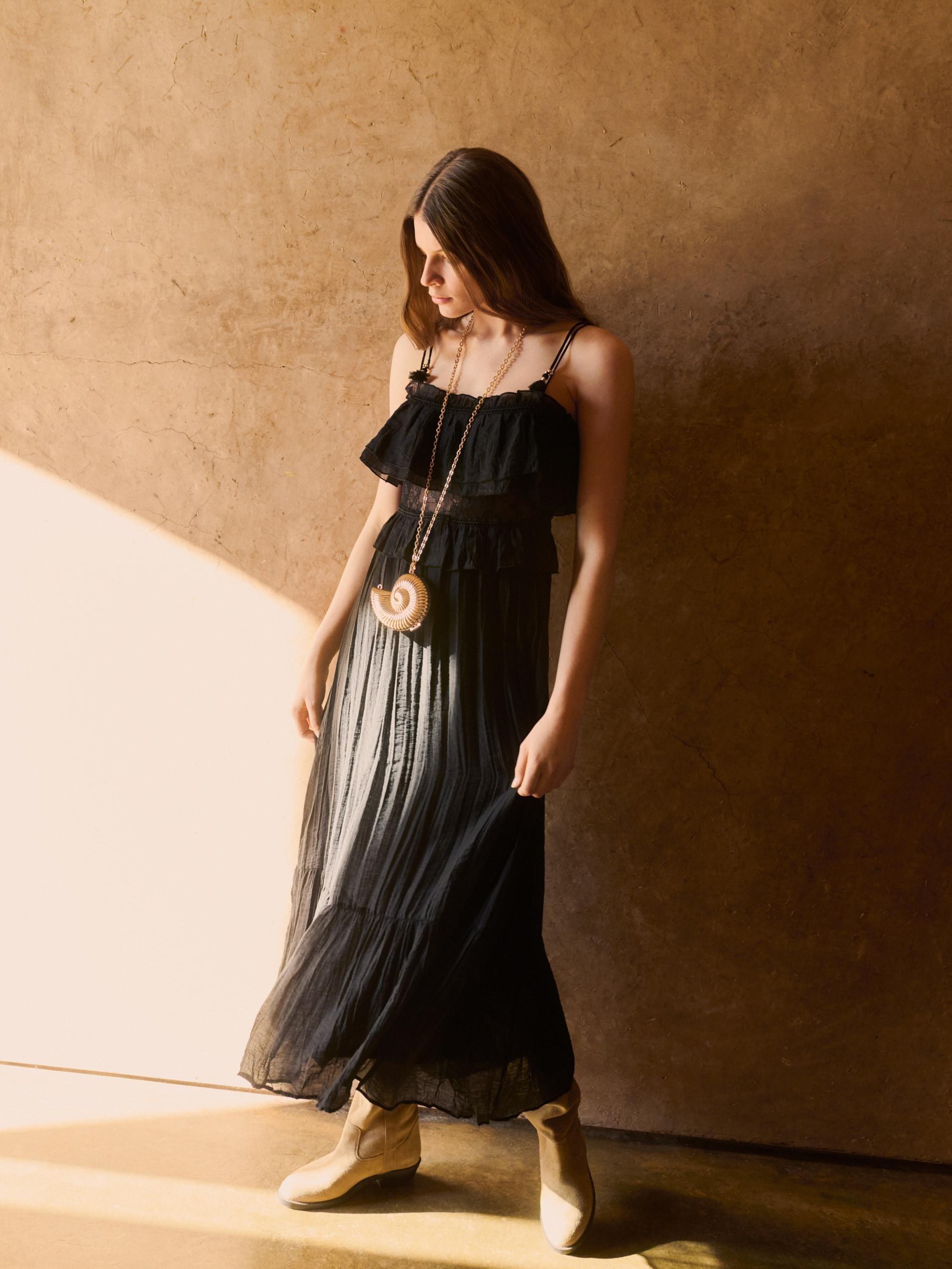 Black Maxi Dress, , large image number 0
