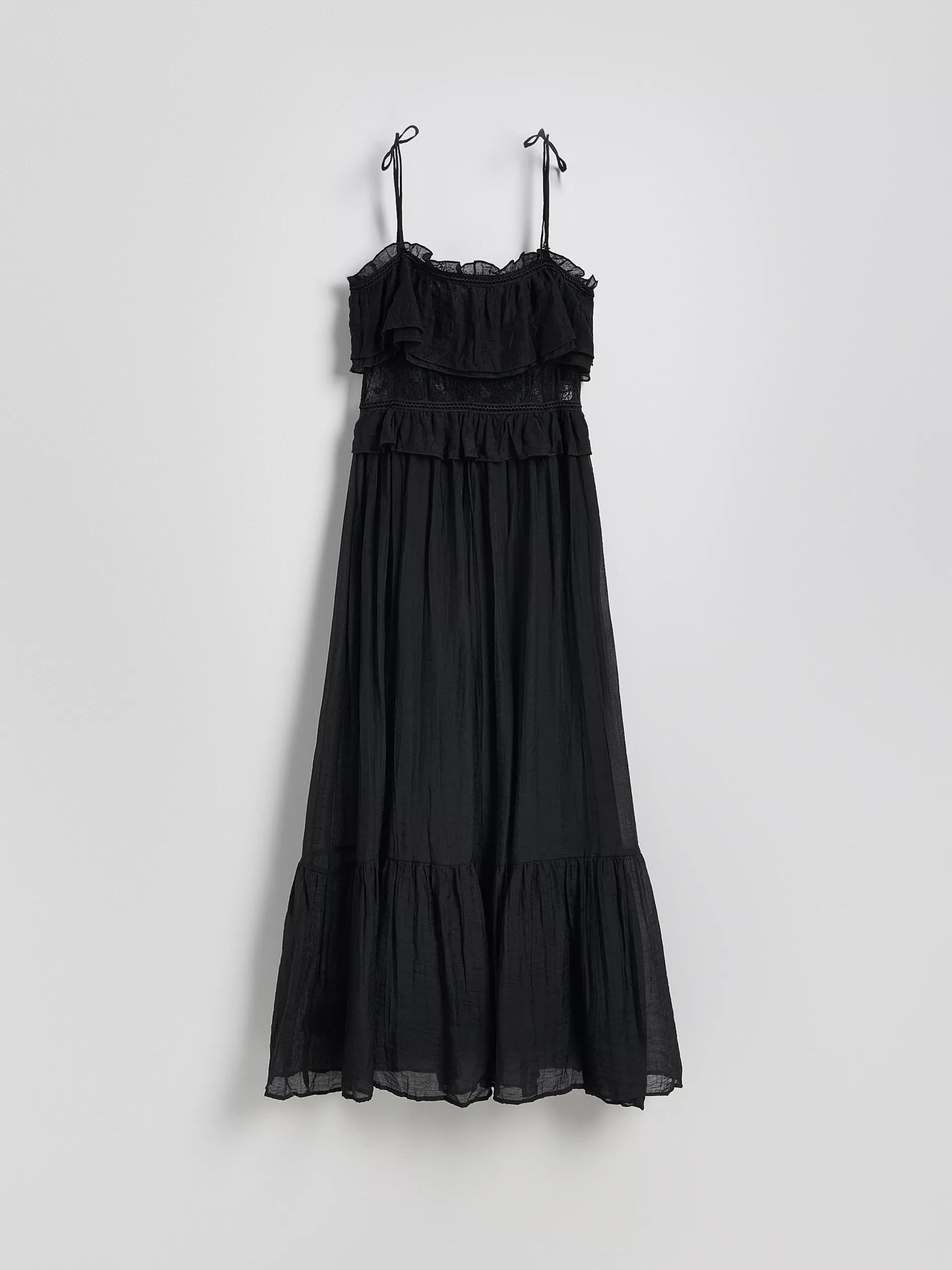 Black Maxi Dress, , large image number 1