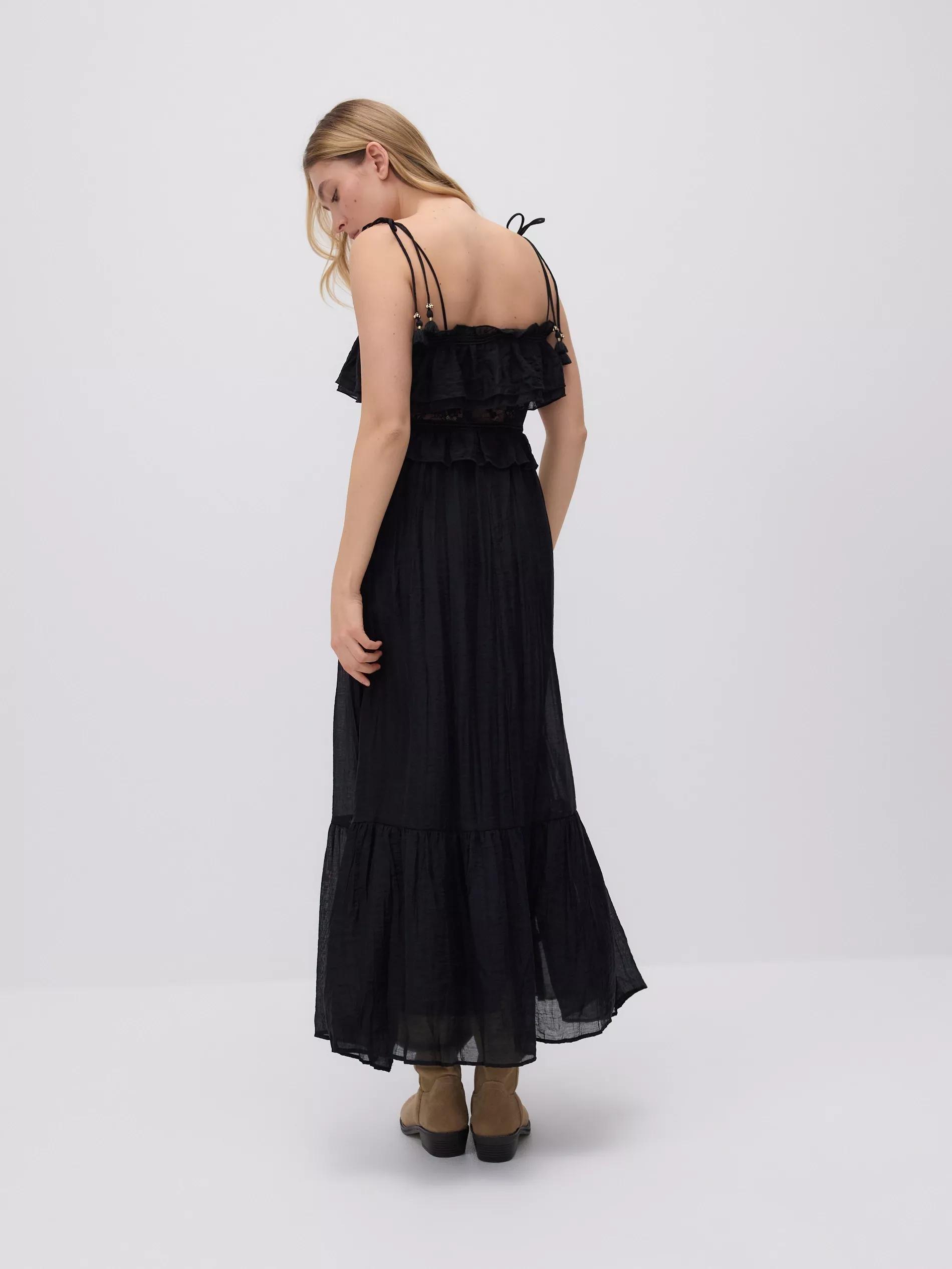 Black Maxi Dress, , large image number 4
