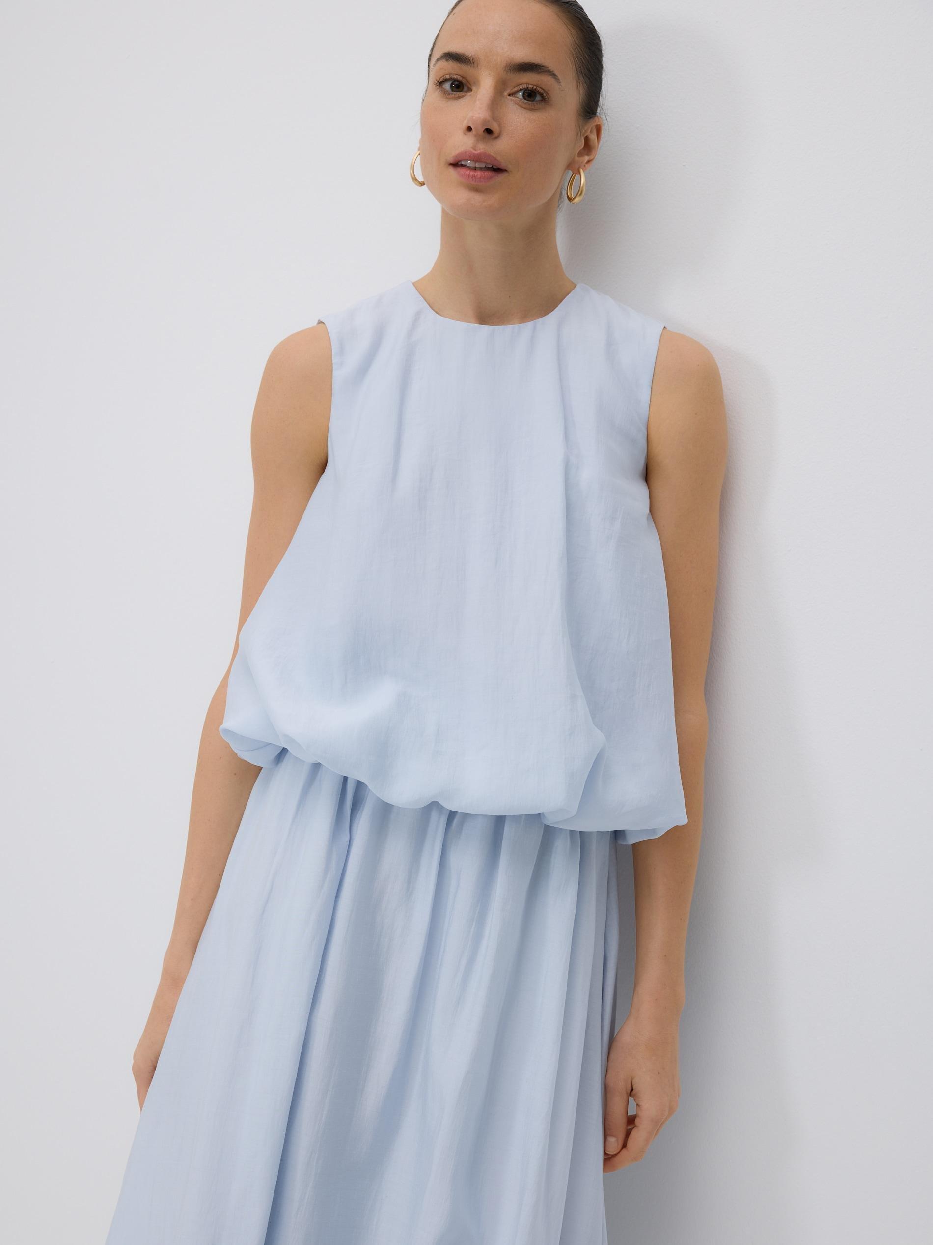 Blue Lyocell Blend Blouse, Blue, large image number 0