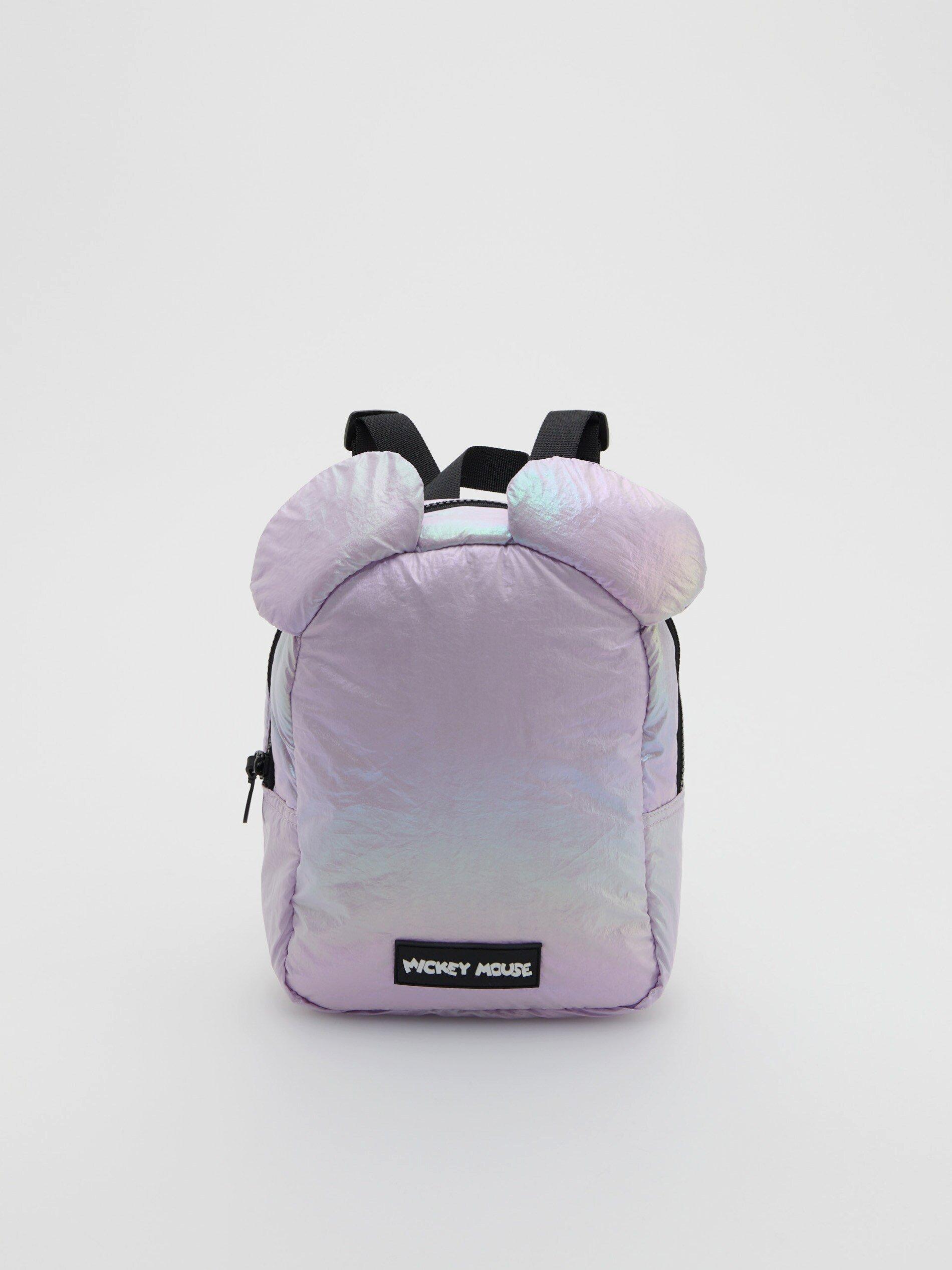Violet Mickey Mouse Backpack, Kids Girl, , large image number 1