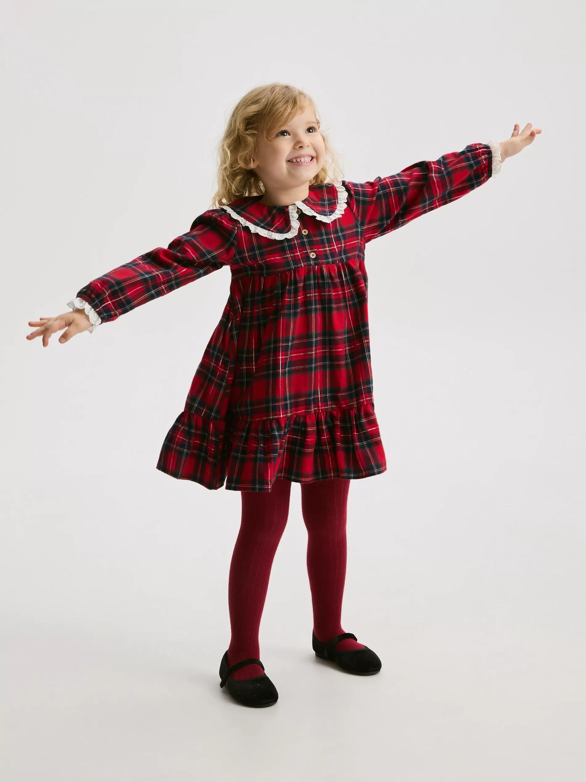 Multicolour Check Dress, Multicolor, medium