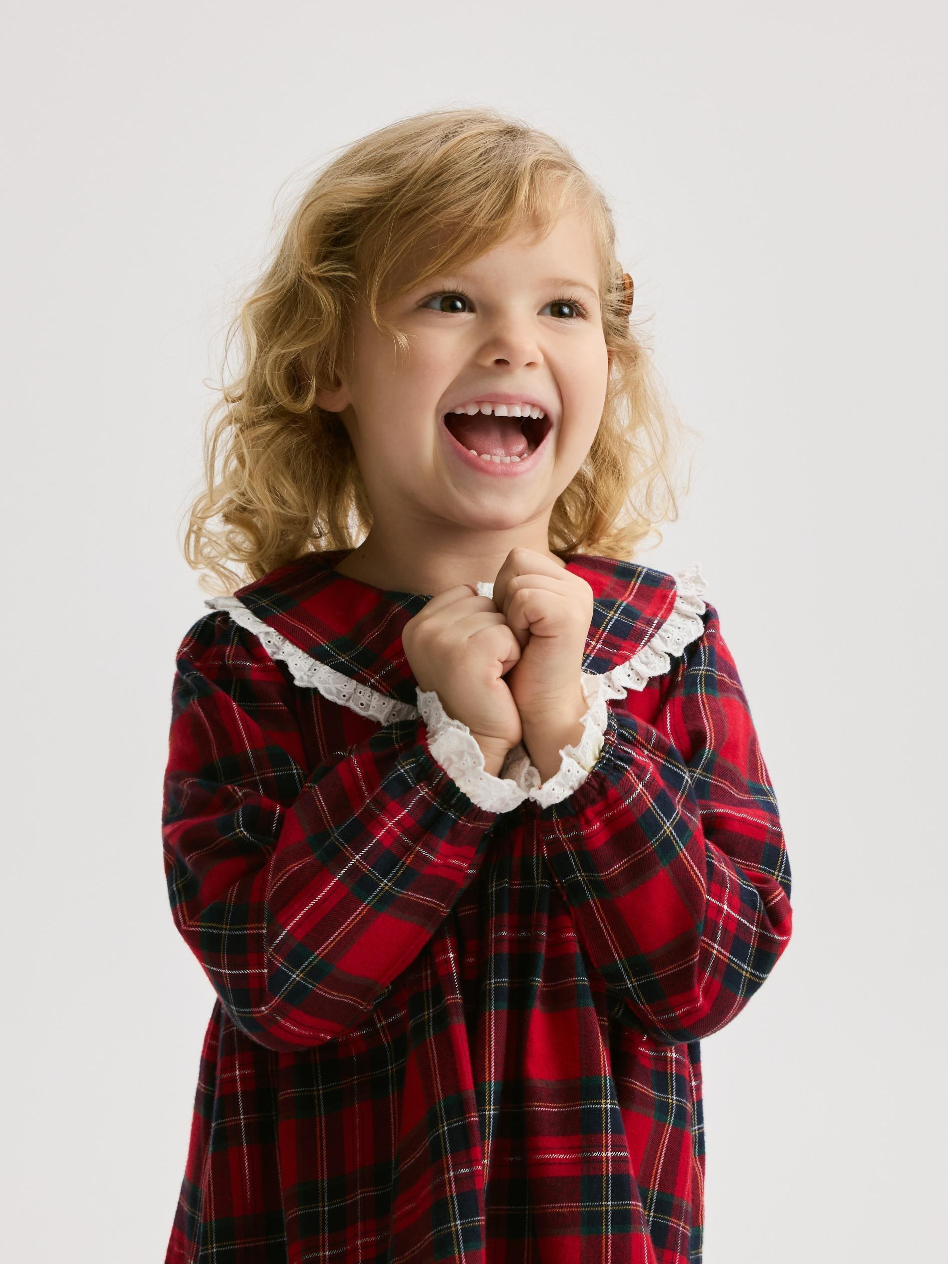 Multicolour Check Dress, Multicolor, large image number 5