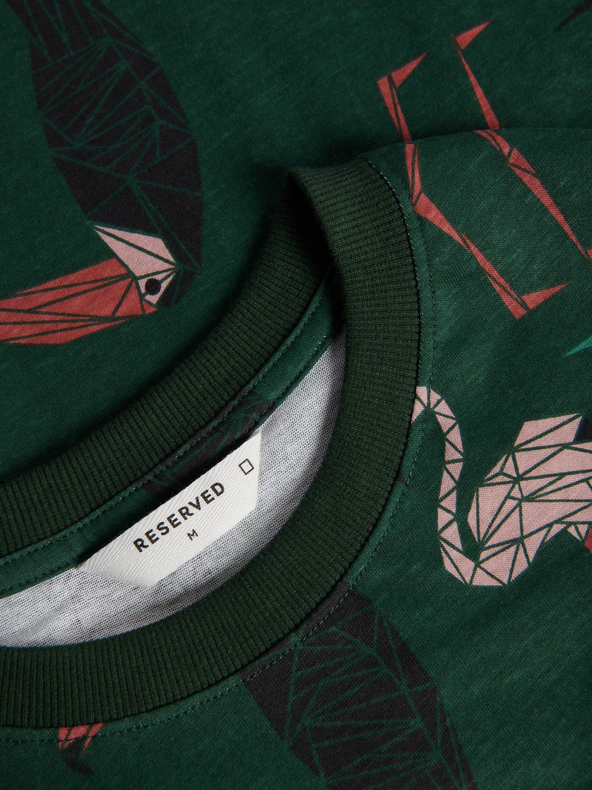 TEAL GREEN Regular fit T-shirt, Turquoise, large image number 1