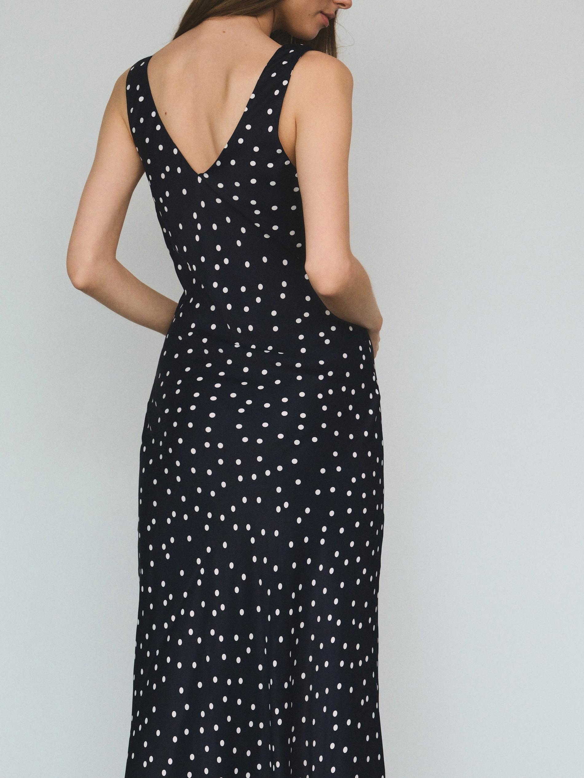 Multicolour Satin Viscose Maxi Dress, , large image number 2