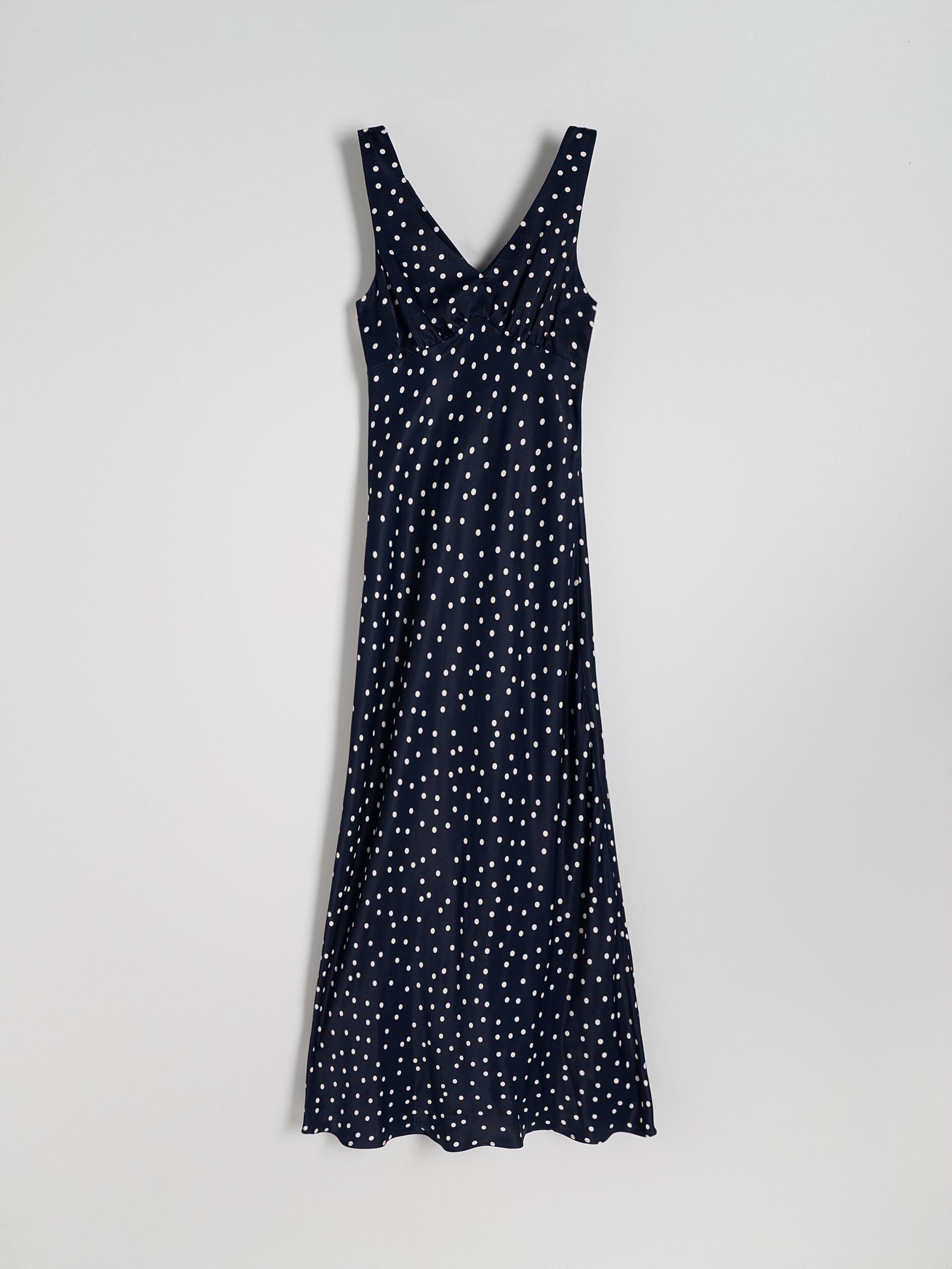 Multicolour Satin Viscose Maxi Dress, , large image number 3