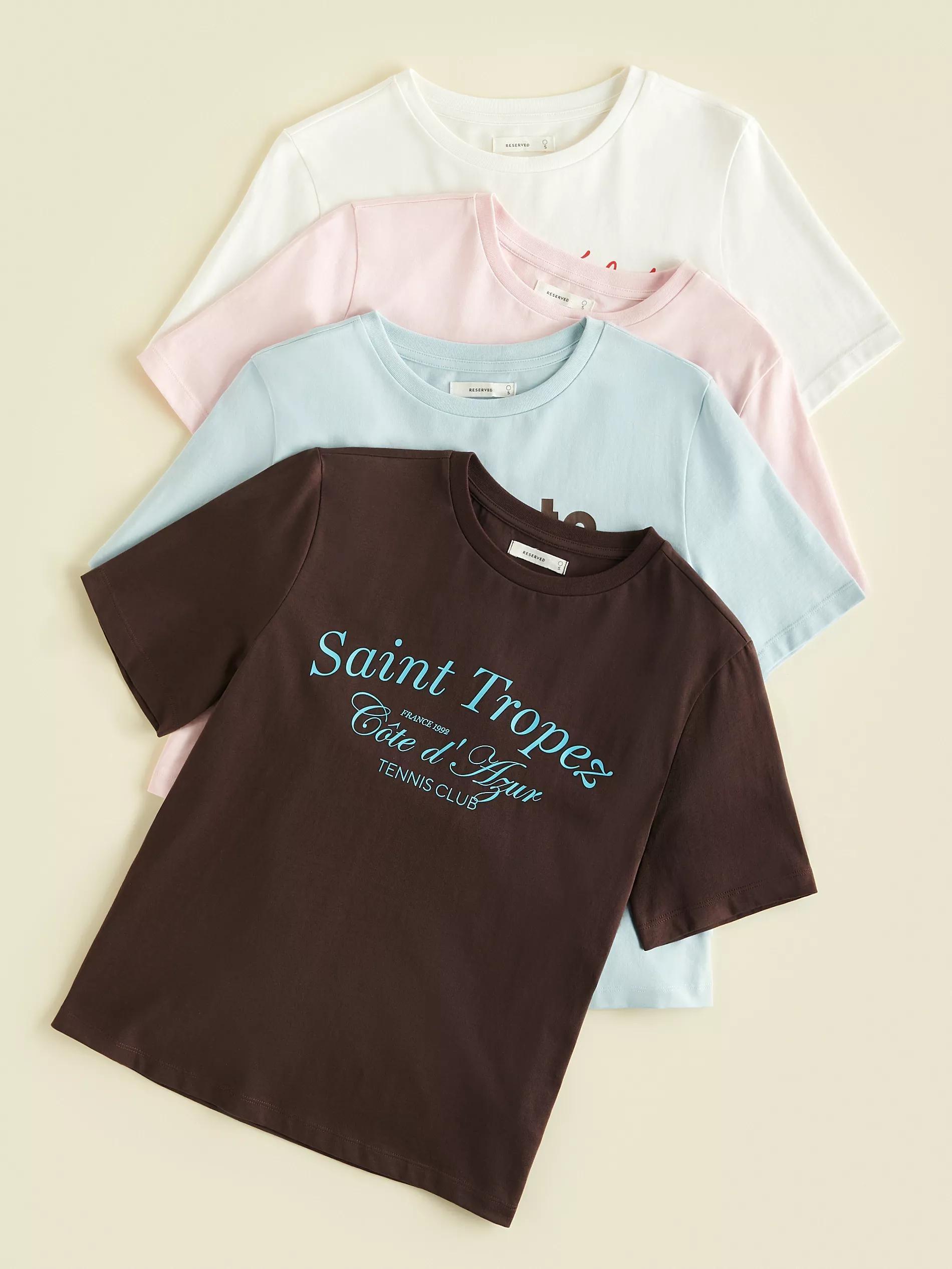 Brown T-Shirt With Print, , large image number 2