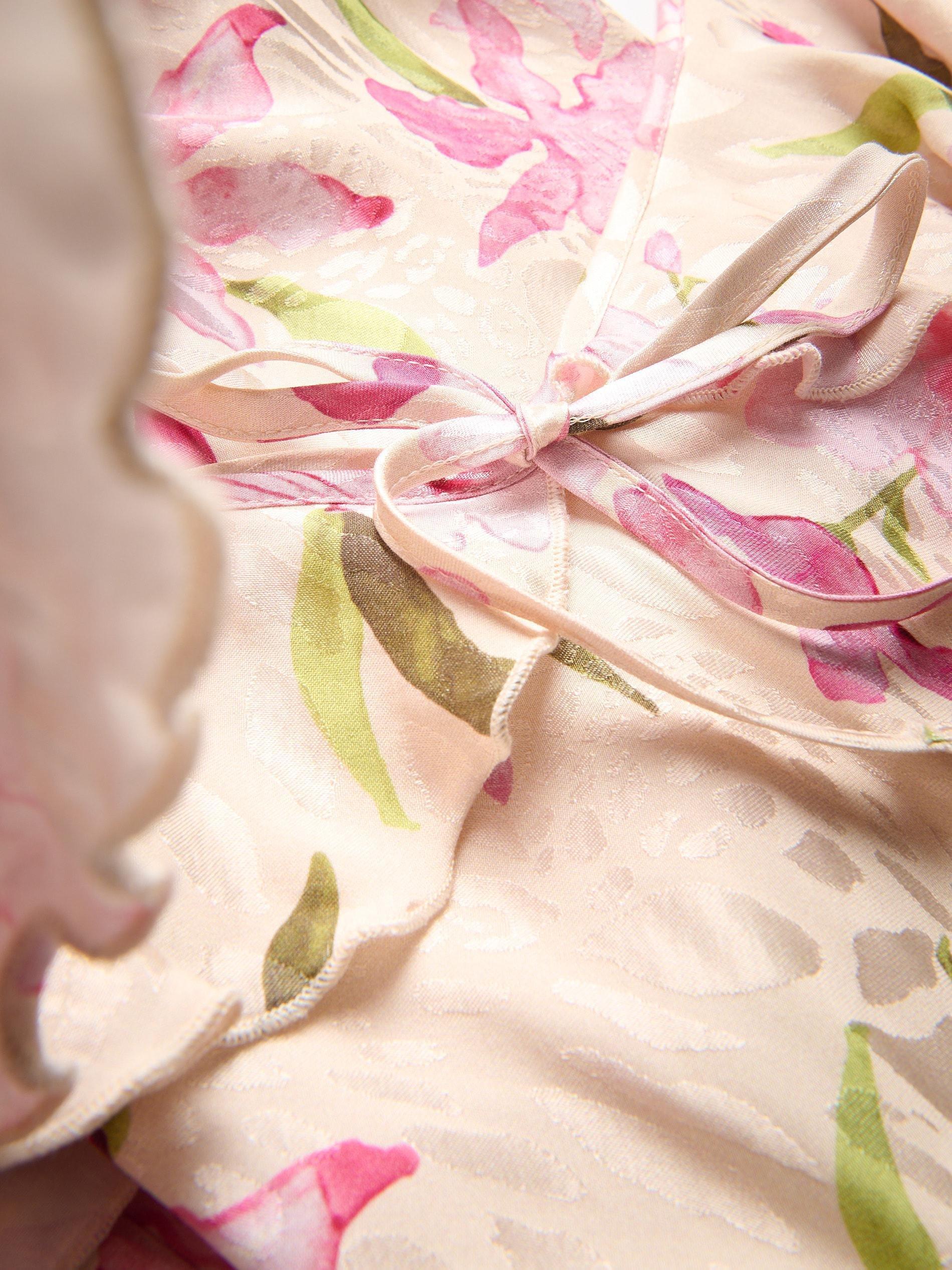 Multicolour Floral Pattern Maxi Dress, , large image number 5