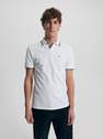 Reserved - Beige Embroidered Polo Shirt
