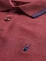 Reserved - Maroon Polo Shirt With Embroidery Detail