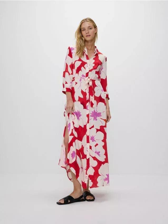 Multicolour Viscose Dress, , large image number 0