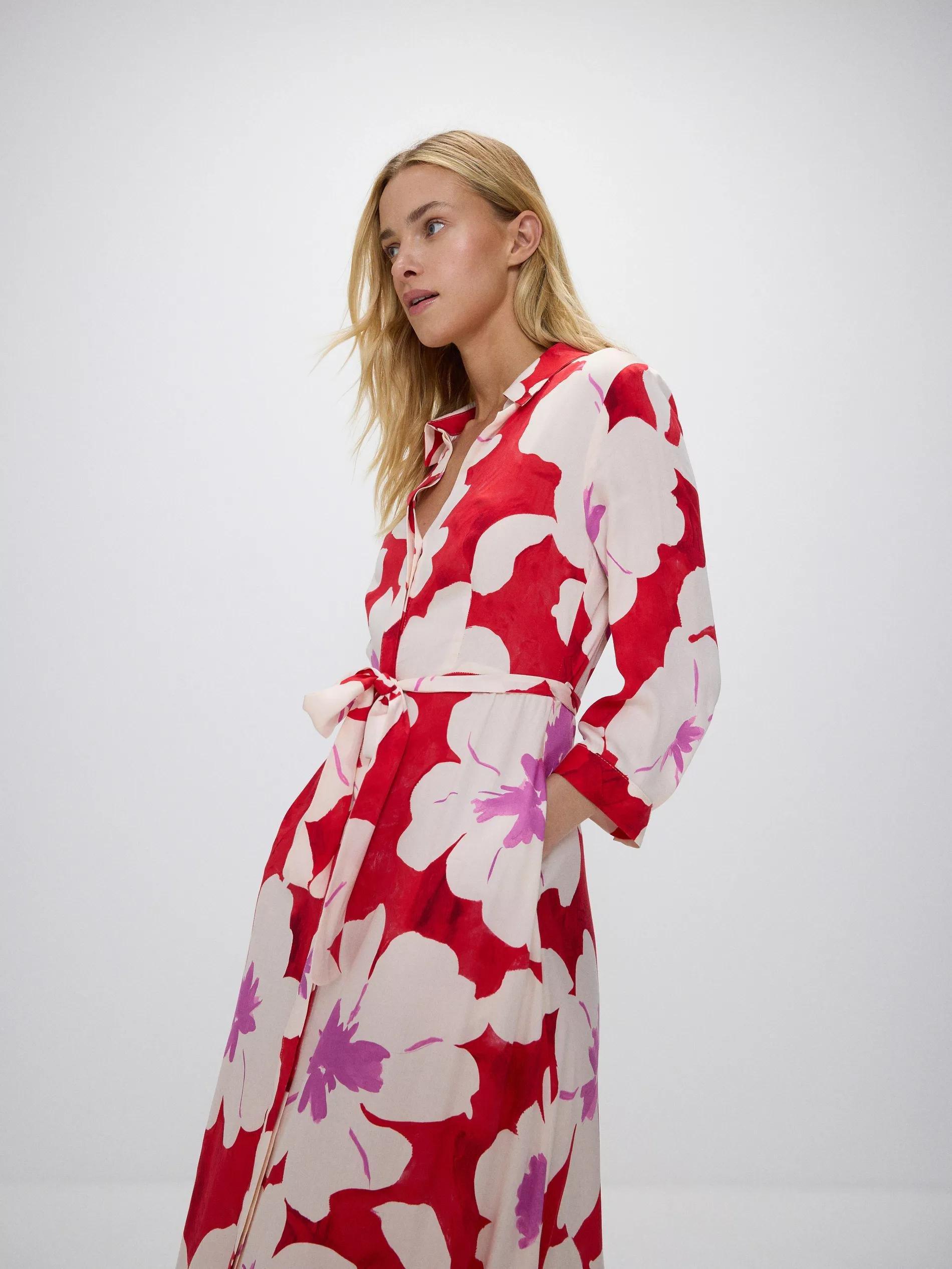 Multicolour Viscose Dress, , large image number 3
